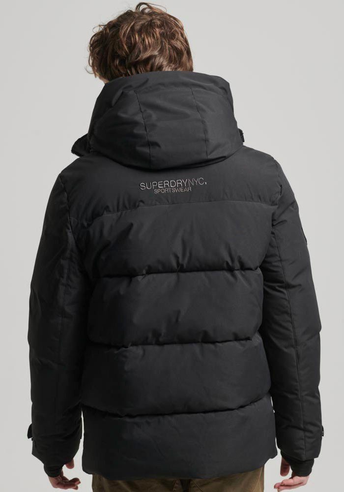 Superdry Gewatteerde jas CITY PADDED HOODED WIND PARKA