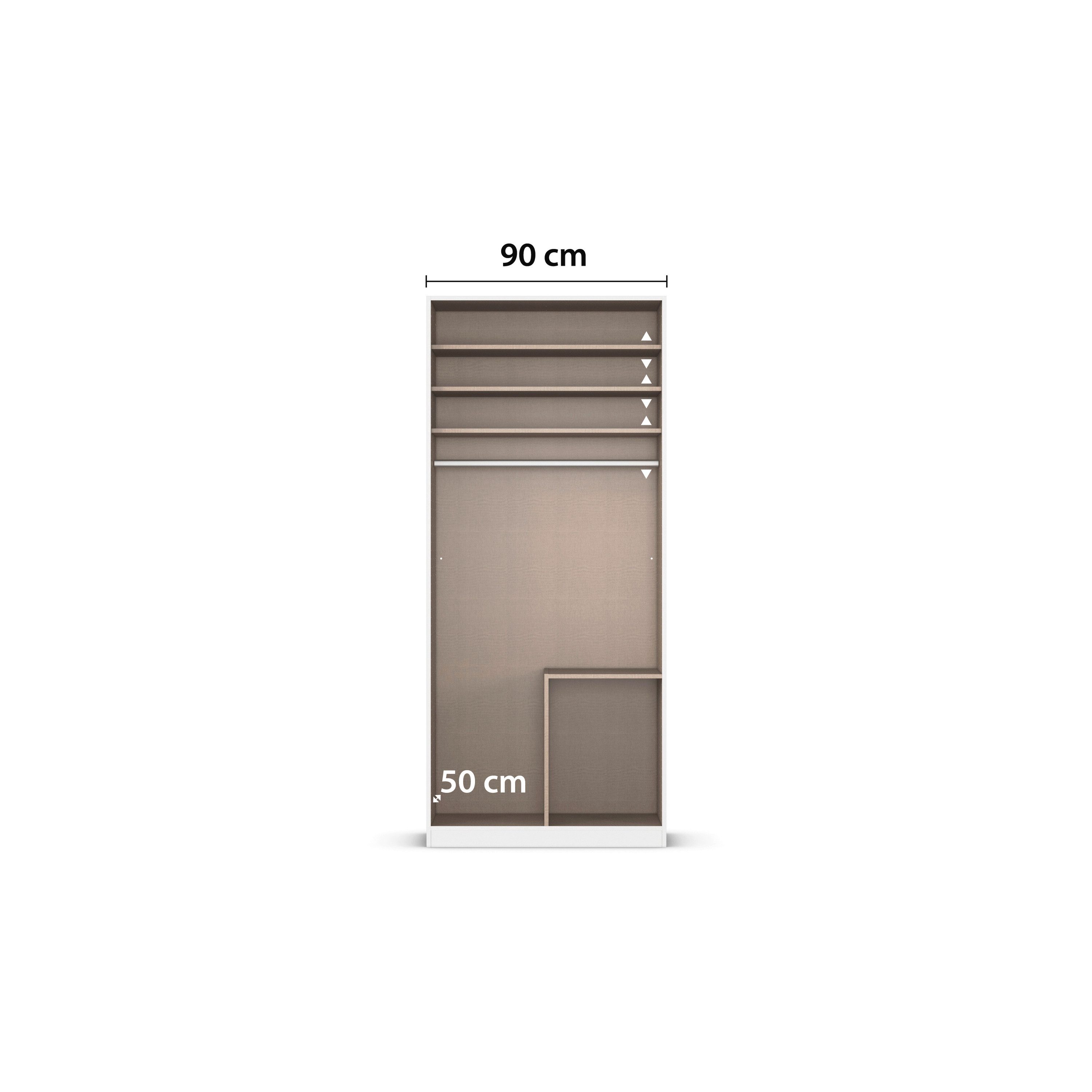 rauch Draaideurkast Kledingkast kast garderobe AGORDO met decor- of hoogglansfront