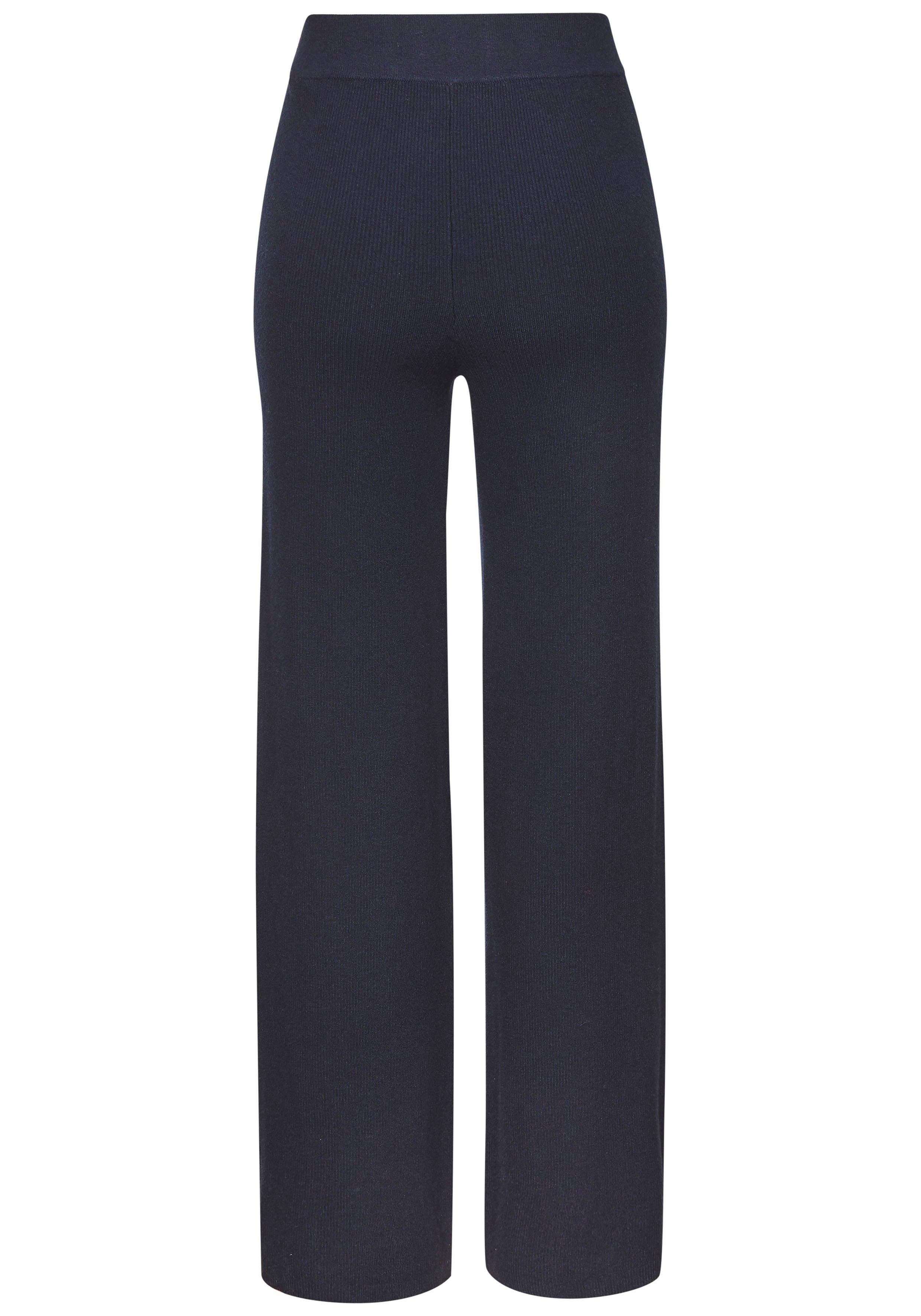 Copenhagen Studios Tricotbroek van hoogwaardig ribbreisel, loungewear