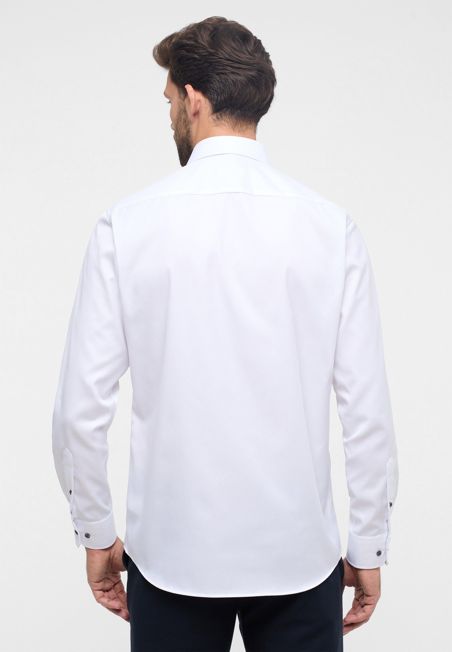 Eterna Overhemd met lange mouwen MODERN FIT NON IRON (strijkvrij)