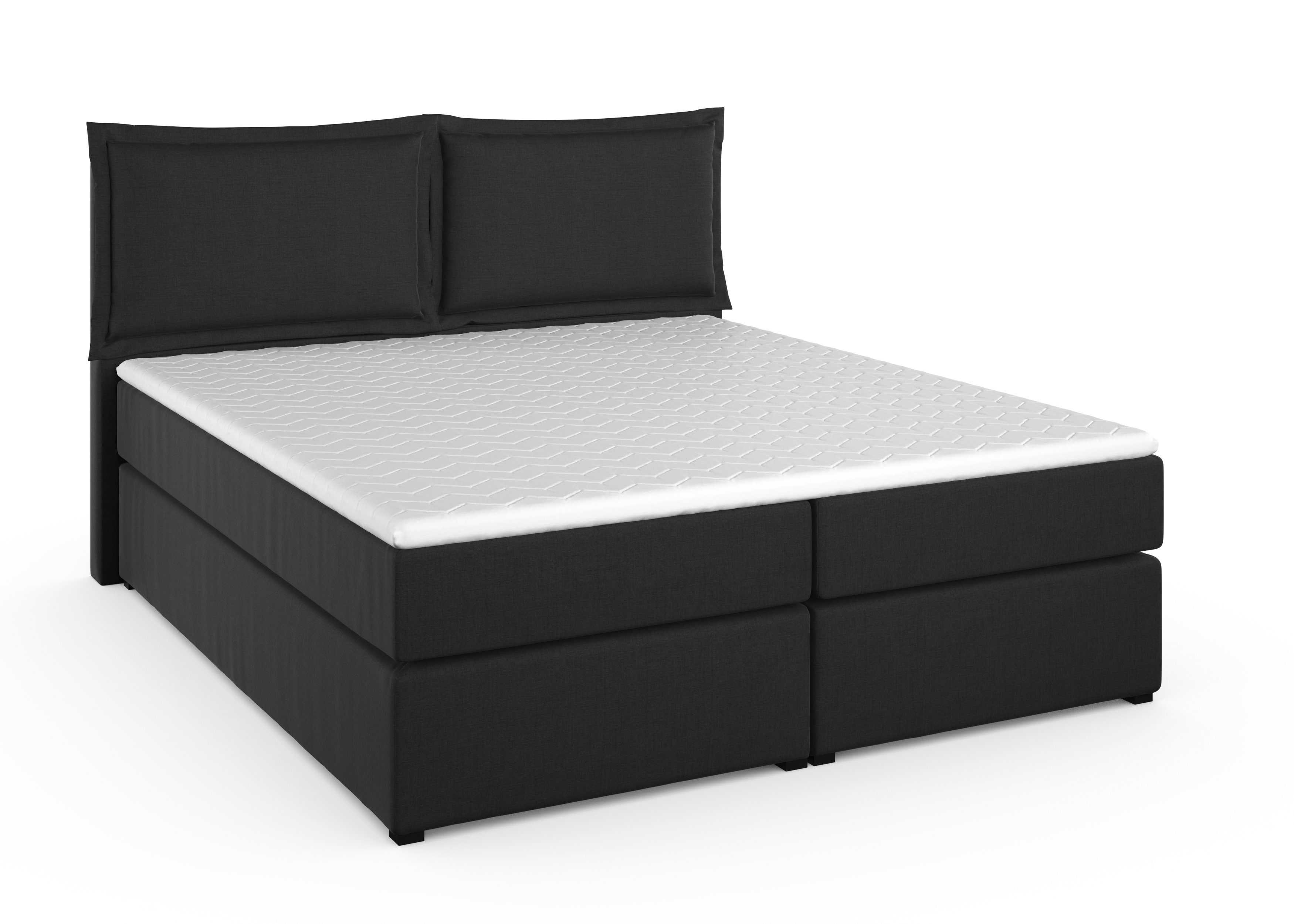 Home affaire Boxspring Lysann 5-voudig verstelbaar hoofdbord, in 4 breedten, 3 matrassoorten
