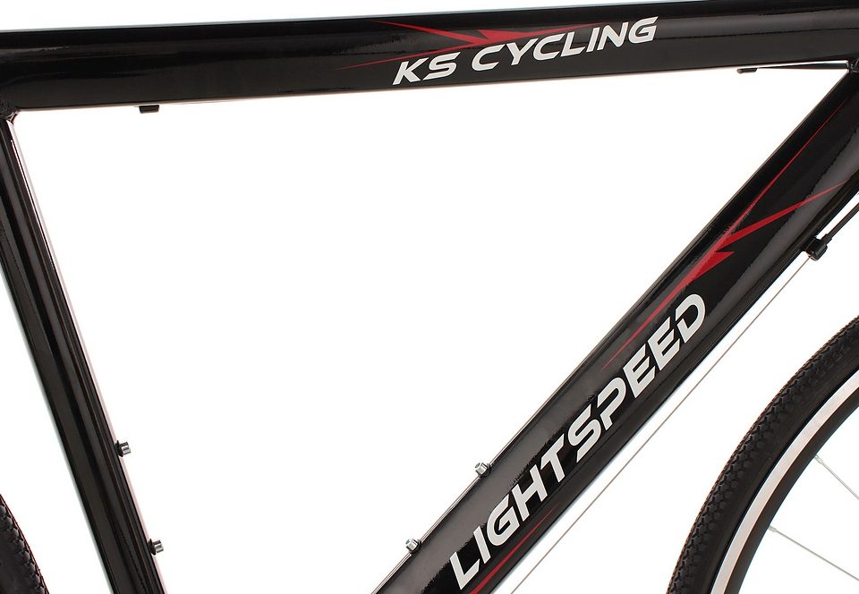 KS Cycling Fitnessfiets Lightspeed voor dames en heren, kettingversnelling