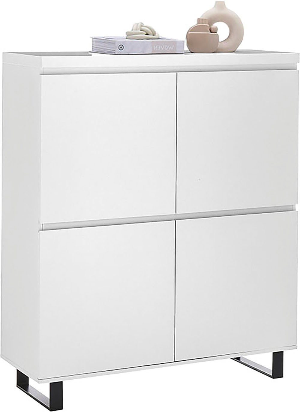MCA furniture Highboard AUSTIN hoge ladekast Deuren met demping/ soft-close