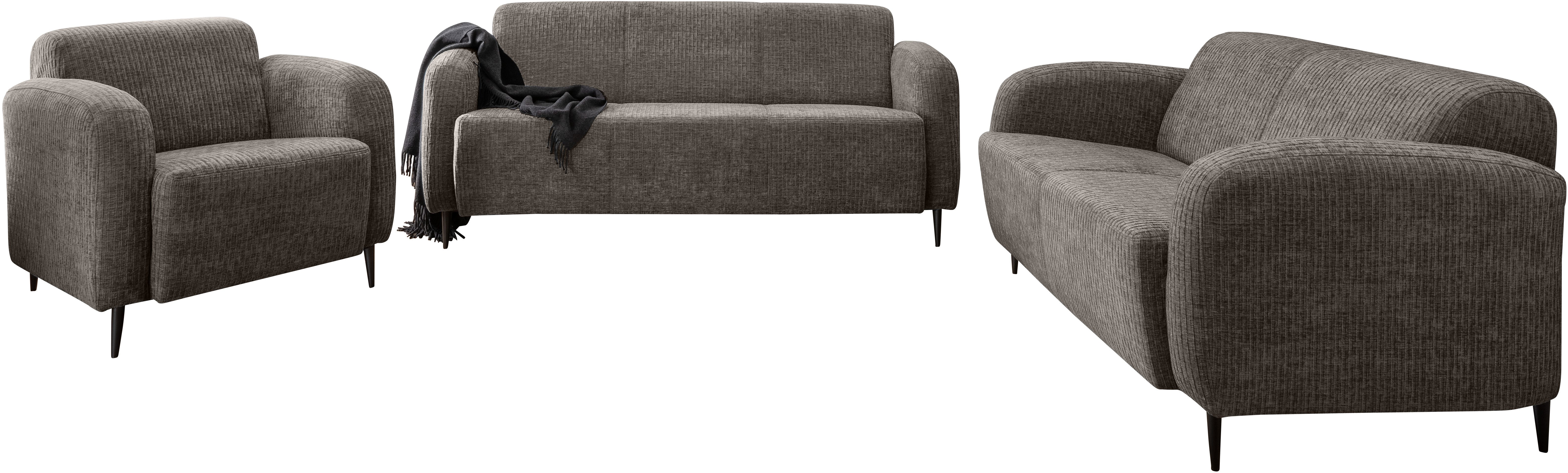 INOSIGN Zithoek Marron ook afzonderlijk verkrijgbaar (set, 3-delig) grijs, zithoeken