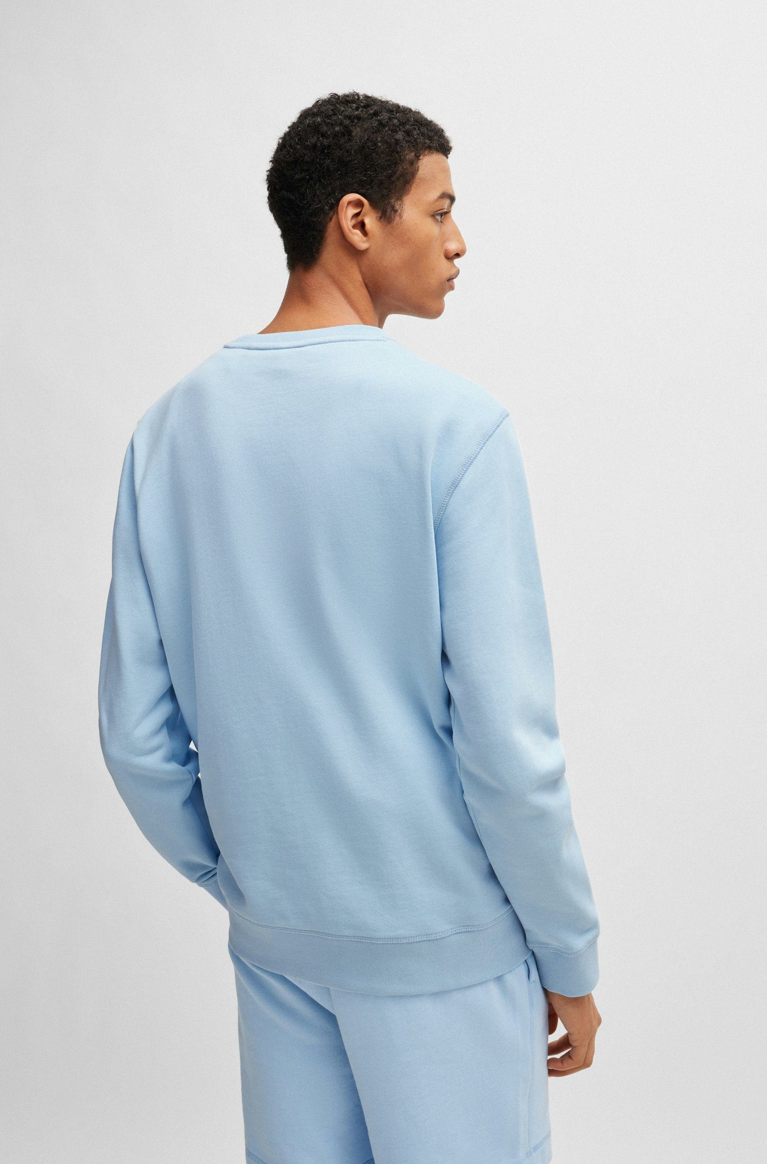 Boss Orange Sweatshirt Westart met boss logo-patch