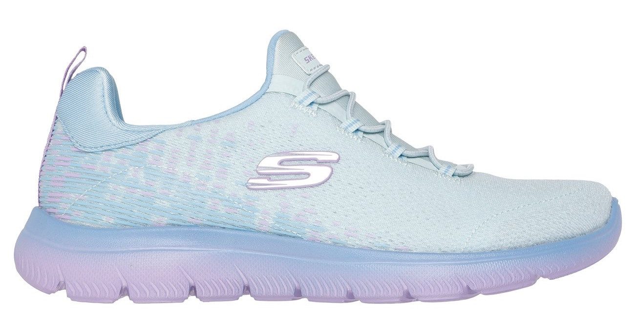 Skechers Slip-on sneakers Summits , trainingsschoen, sneaker, instapper, lage schoen met bungee-sluiting