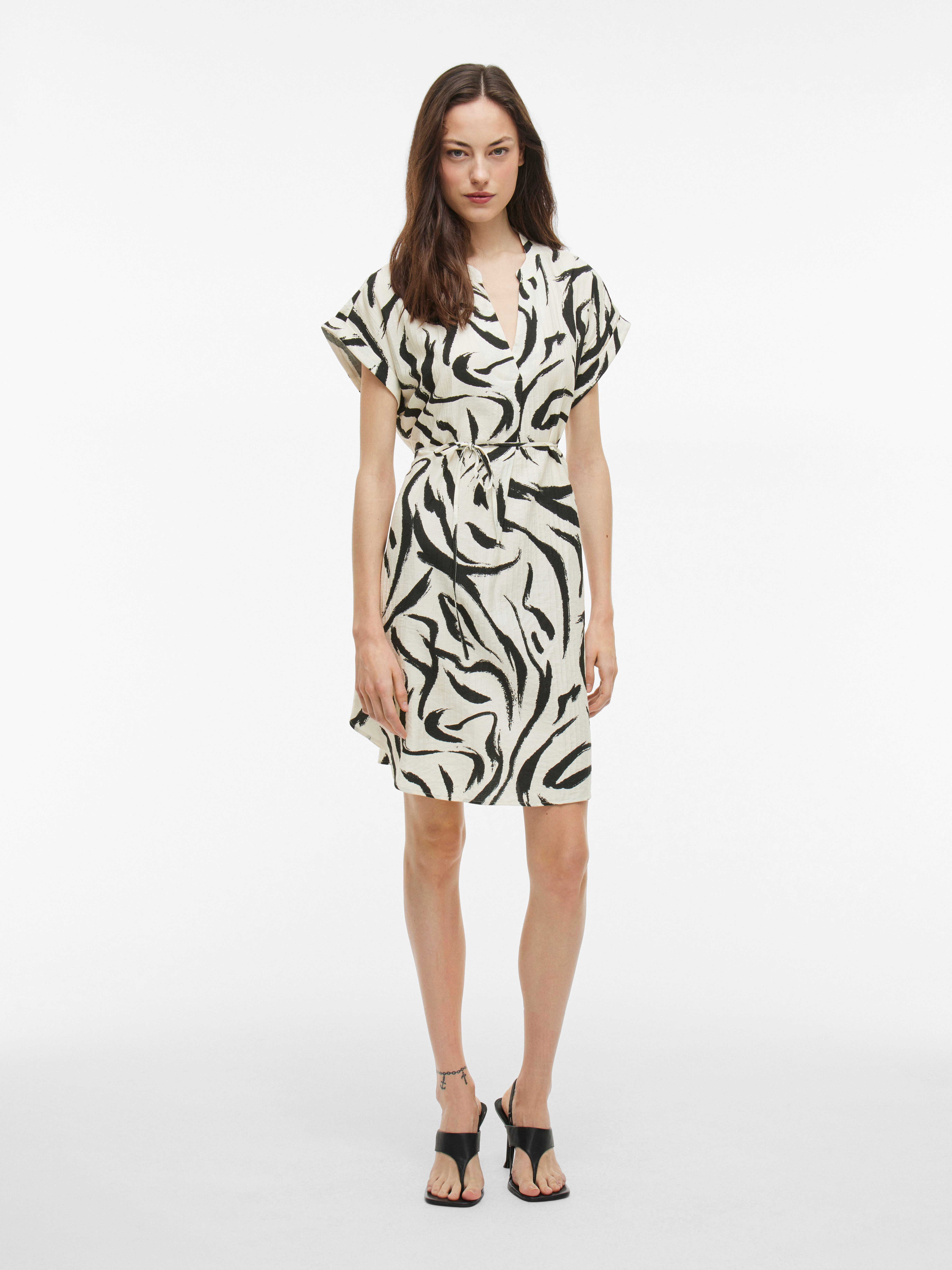 Vila Mini-jurk VICLO S/S SHORT DRESS - NOOS