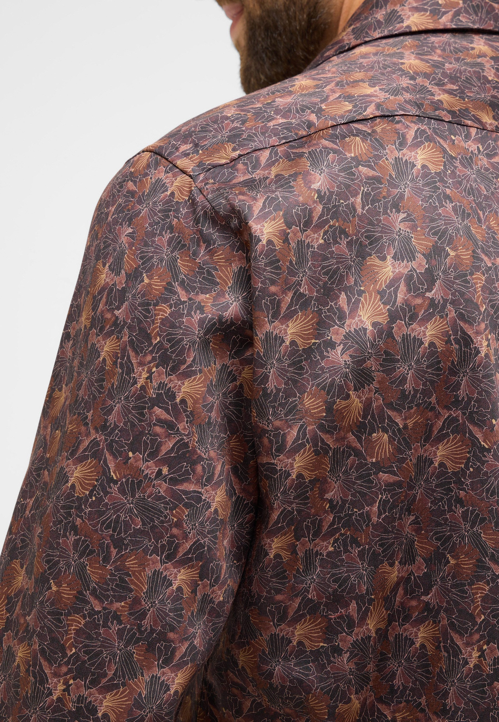 Eterna Overhemd met lange mouwen MODERN FIT NON IRON (strijkvrij)