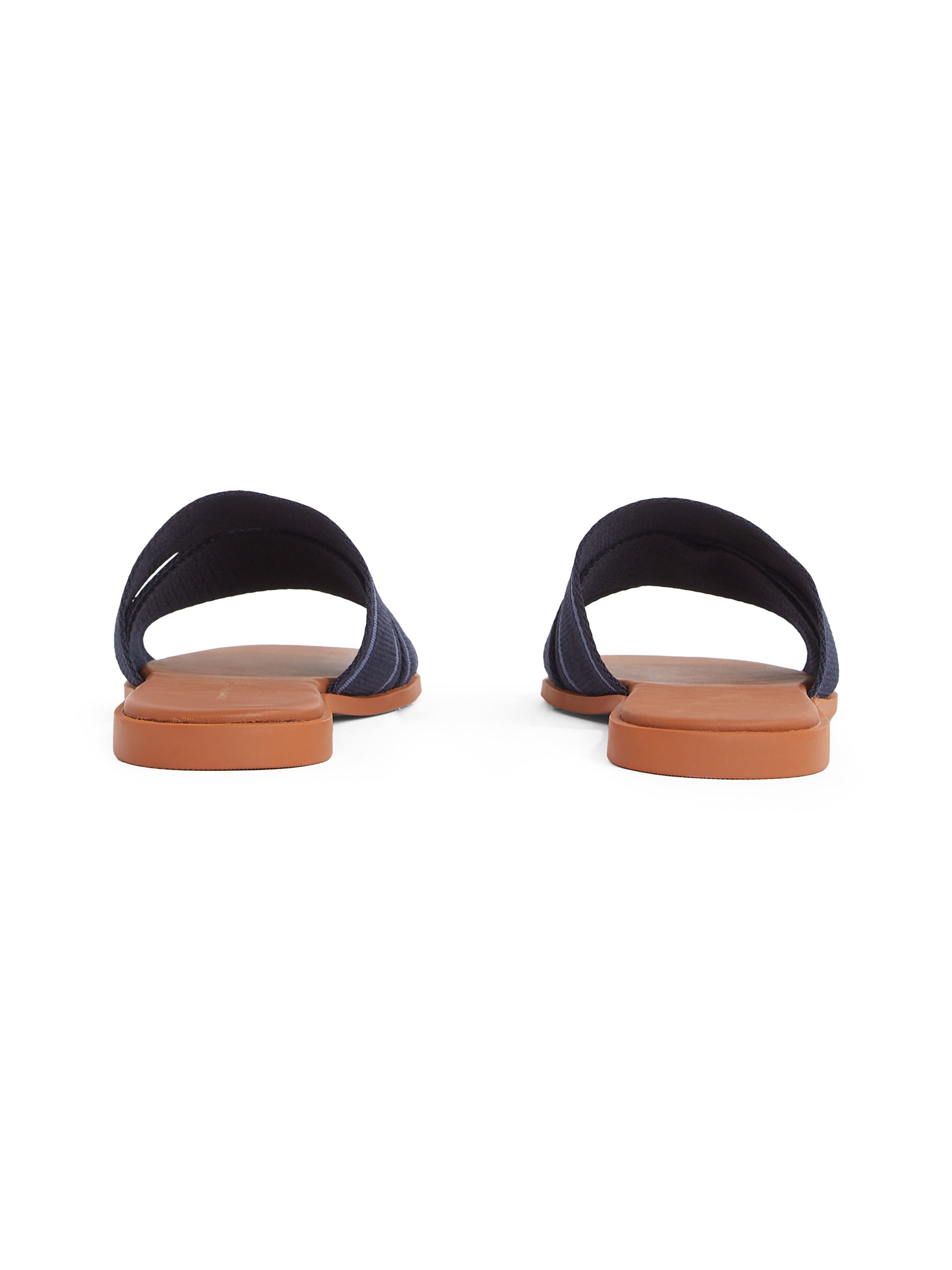 Tommy Hilfiger Slippers TOMMY HILFIGER WEBBING MULE , blockhak, zomerschoen, comfort schoen, flats met logo-opdruk