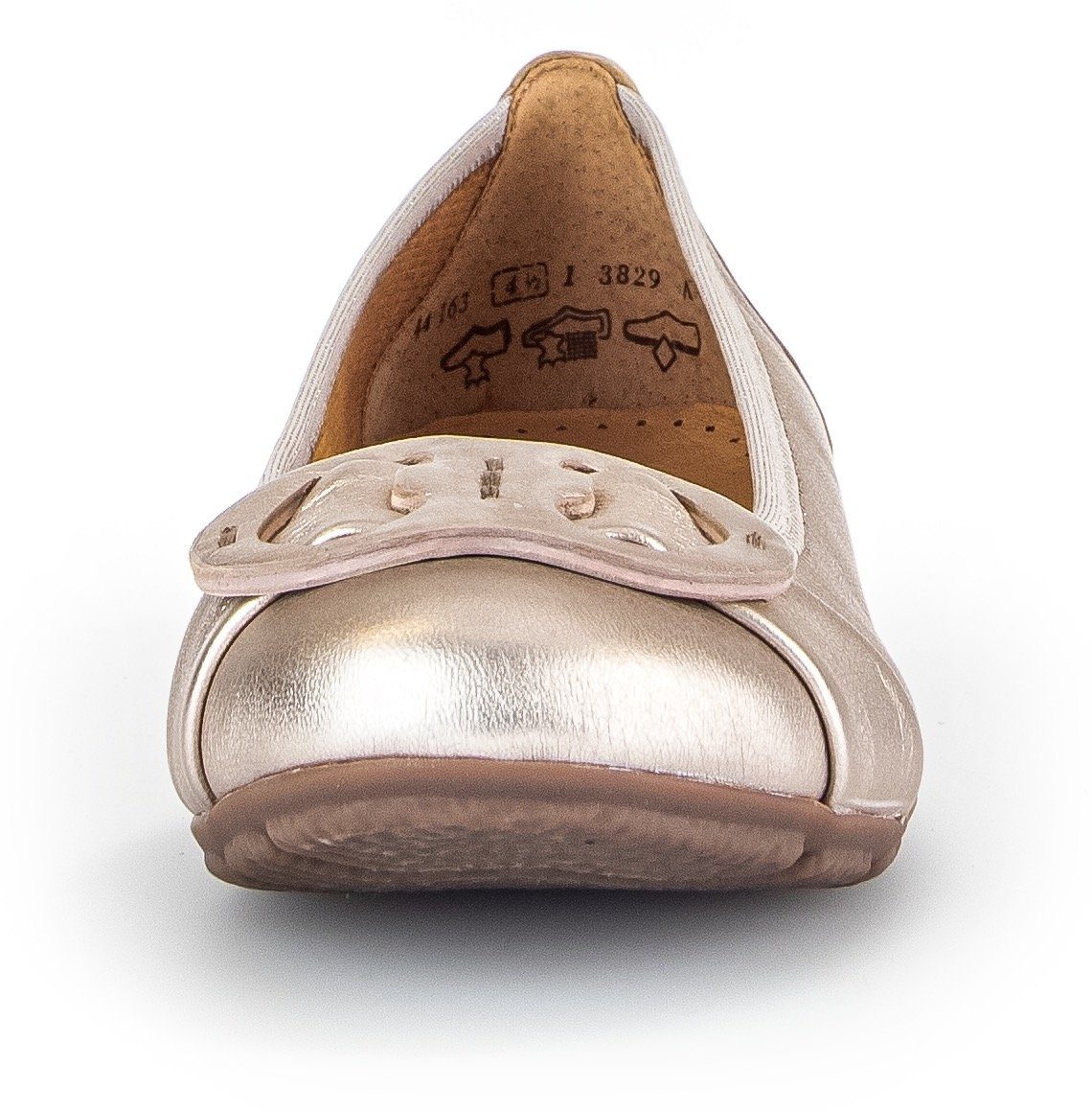 Gabor Ballerina's platte schoenen, instappers met hovercraft luchtkamer-zool