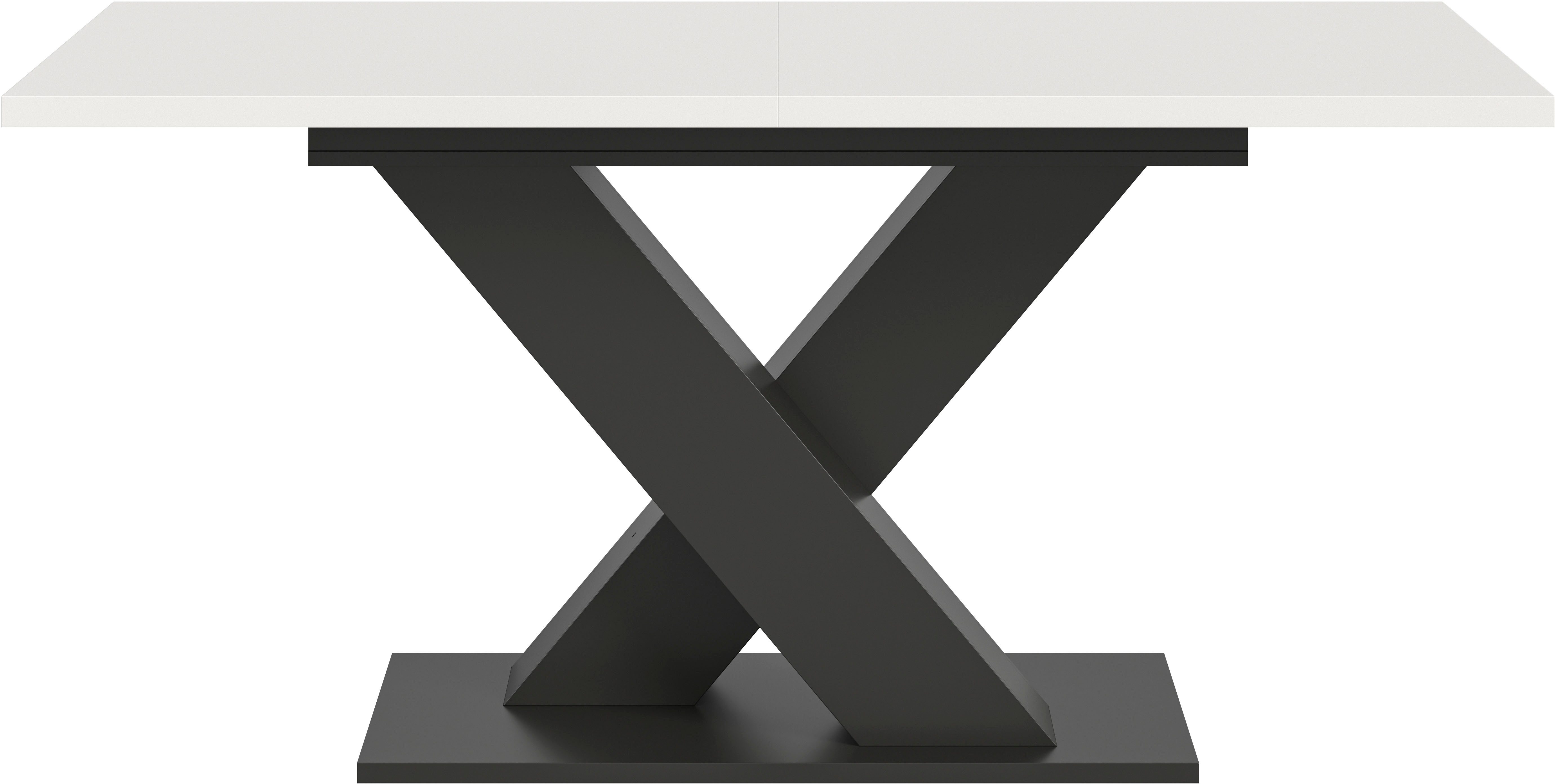 INOSIGN Eettafel Motus, uitschuifbaar 150 - 190 cm, inclusief 40 cm inlegplaat
