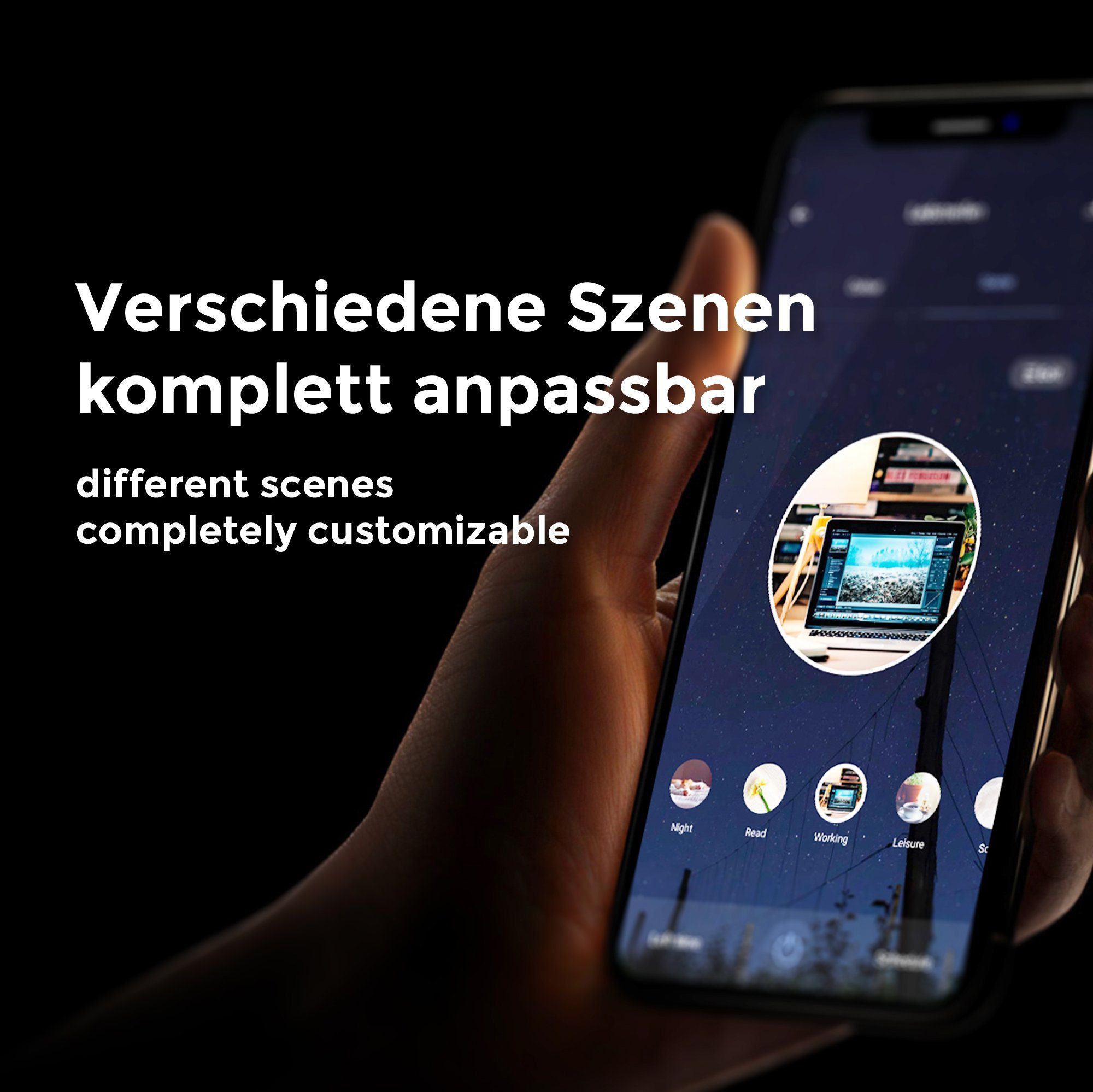 B.K.Licht Led-strepen Smart Home LED strip/band 2m incl. USB WiFi appbesturing