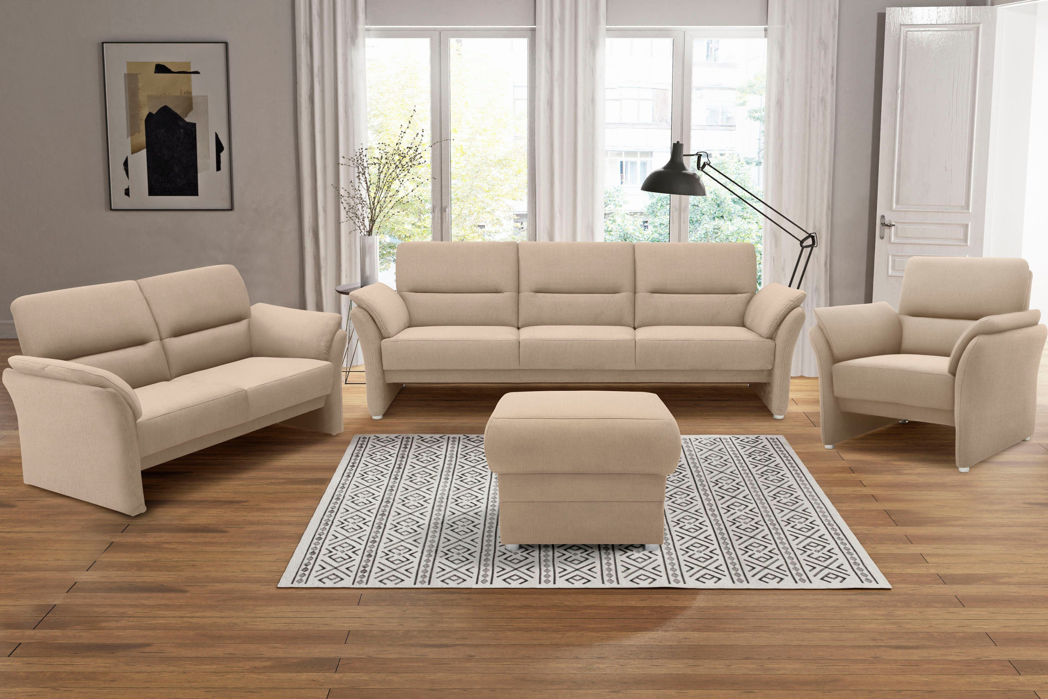 DOMO collection Fauteuil Pina cocktailsstoel Bijpassende fauteuil bij de serie, met binnenvering
