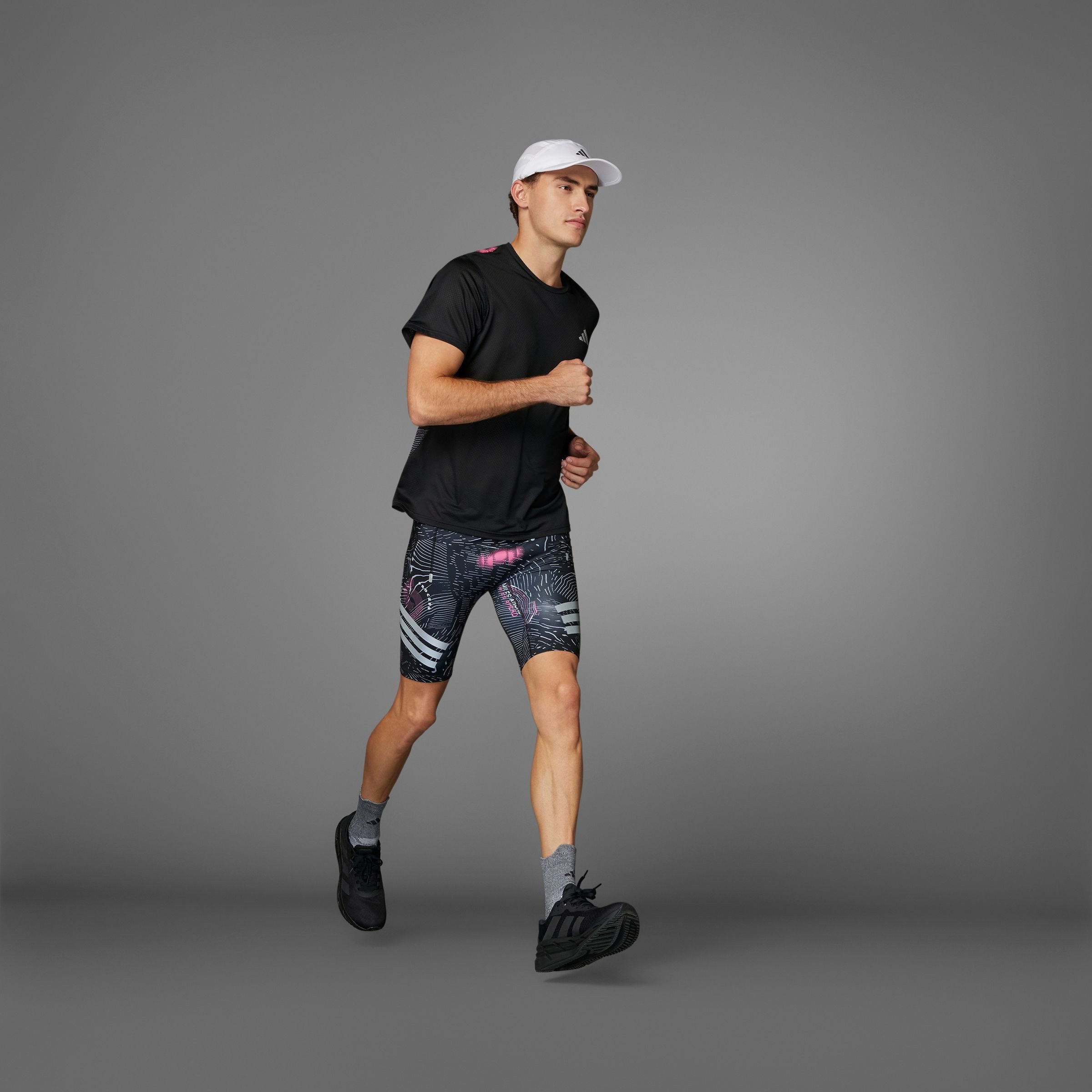 adidas Performance Runningshort BTN BIKER TIG M (1-delig)