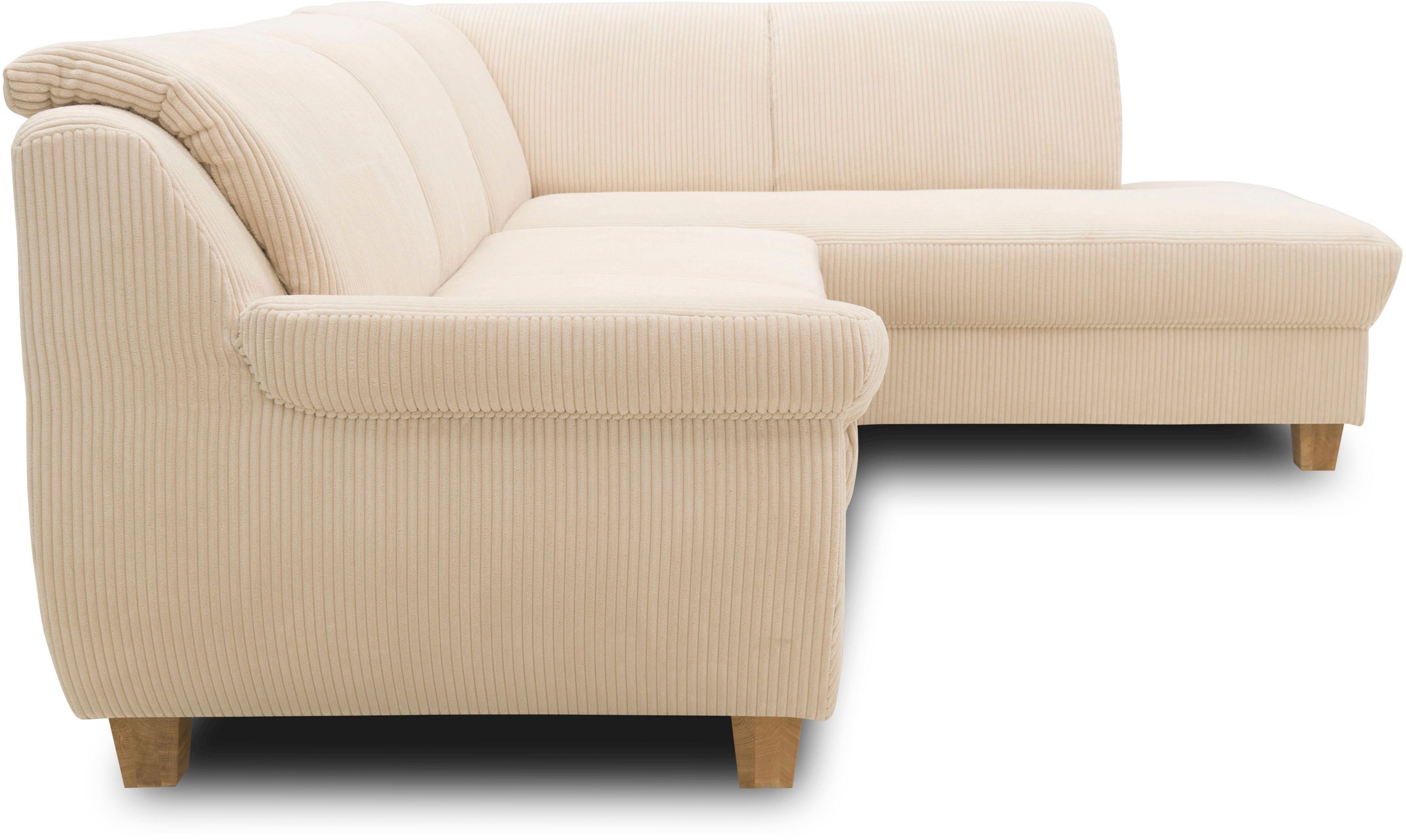 Home affaire Hoekbank Yesterday tijdloos en elegant, comfortabele armleuningen, L-vorm