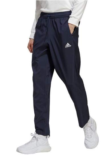 adidas sportswear sportbroek aeroready essentials stanford open hem embroidered small logo broek (1-delig) blauw