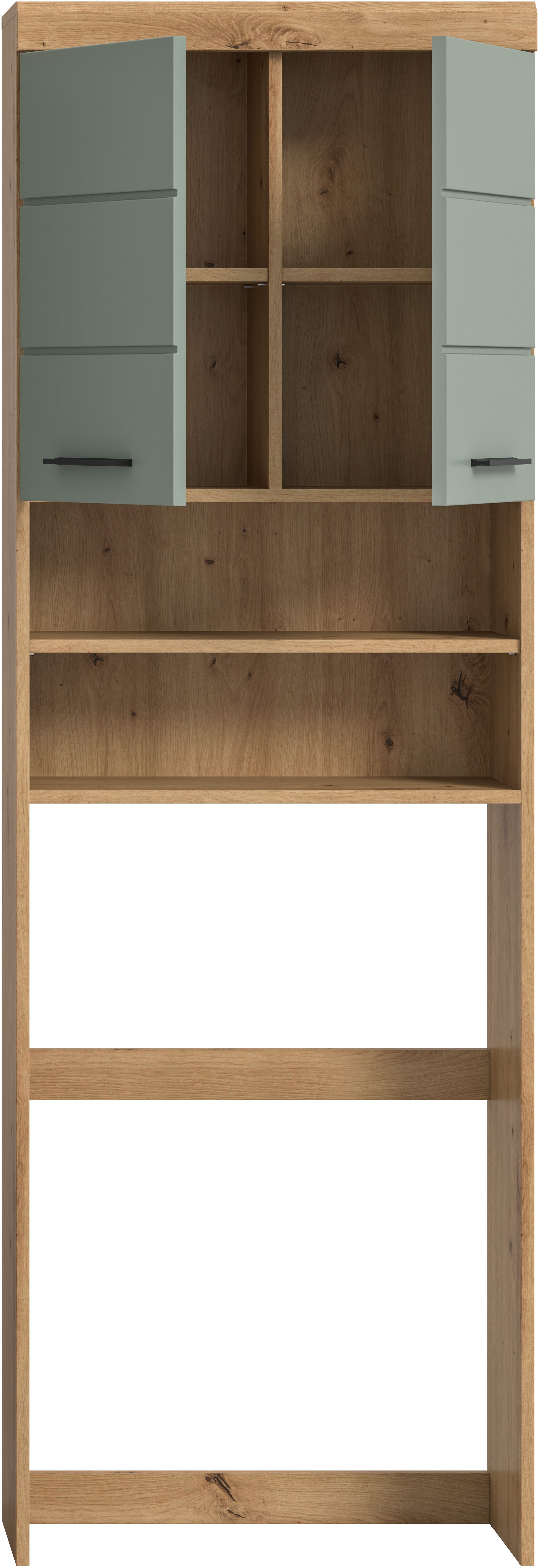INOSIGN Kast voor wasmachine Siena, breedte 63 cm, voor wasmachine & droger, 2 deuren, MDF-front