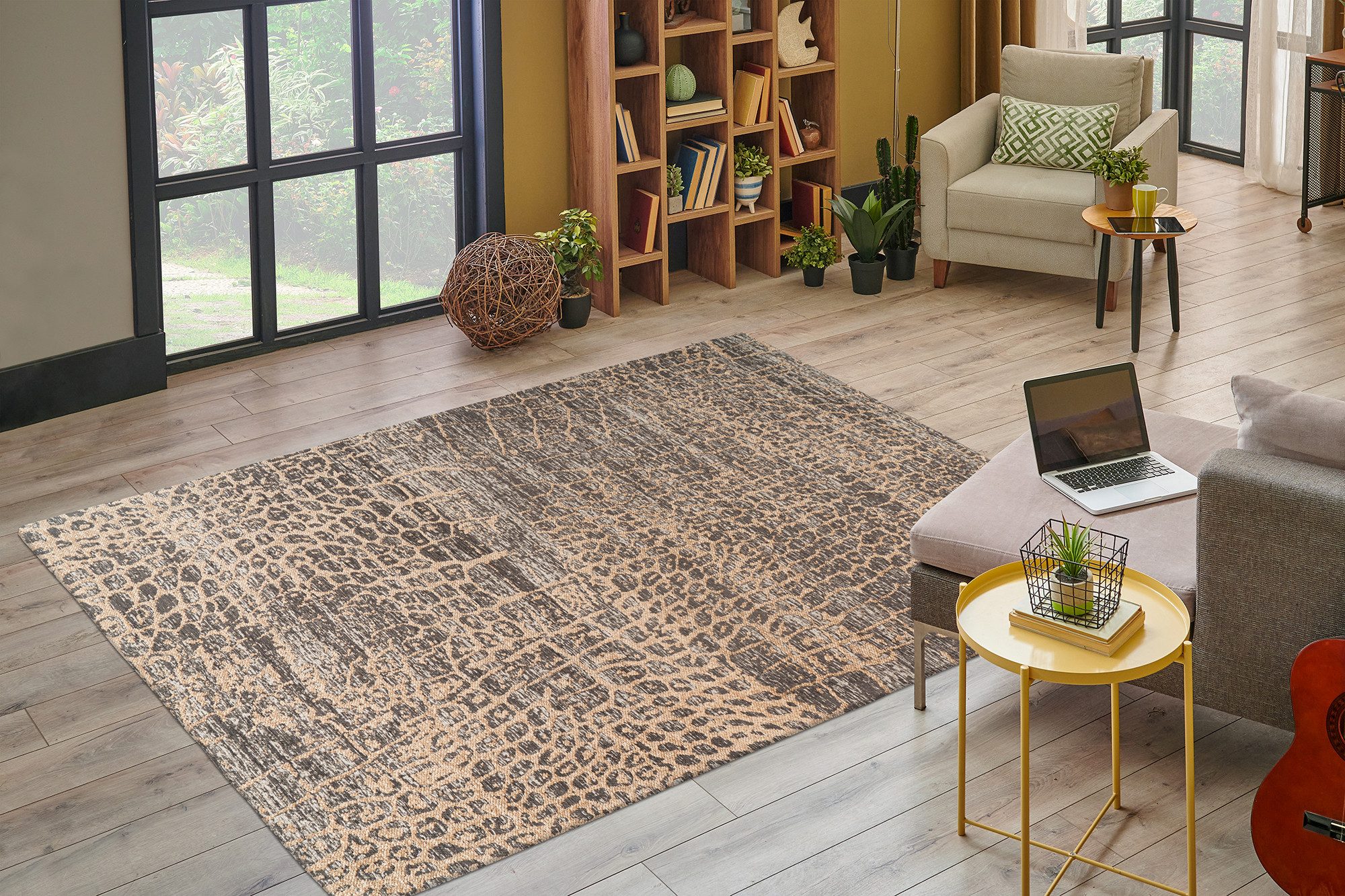 Kayoom Vloerkleed Davis 325 elegant ontwerp, onderhoudsvriendelijk, neutrale kleuren