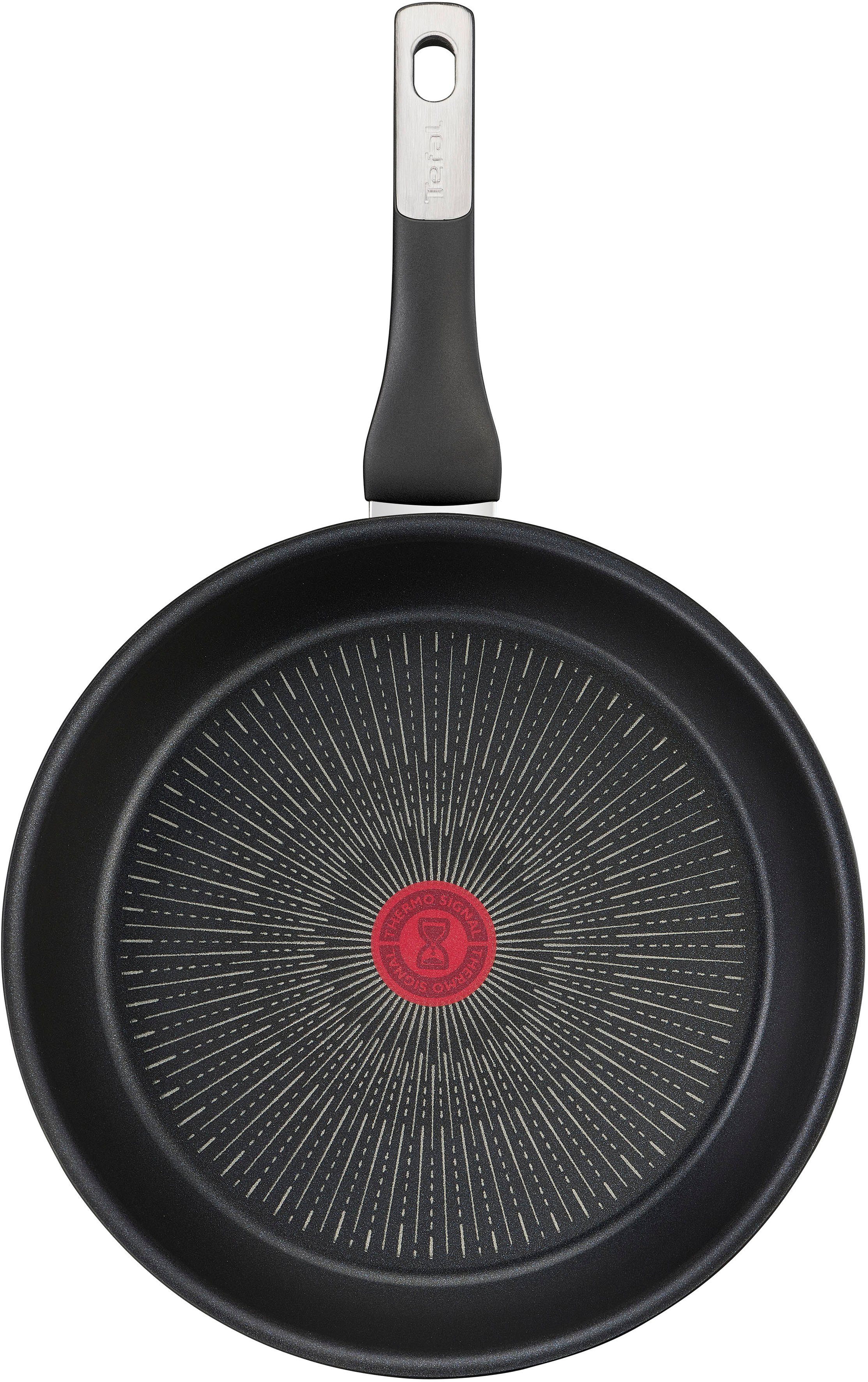 Tefal Koekenpan Unlimited kratzbestendig, inductiepan, temperatuurindicator, gemaakt in frankrijk (1-delig)