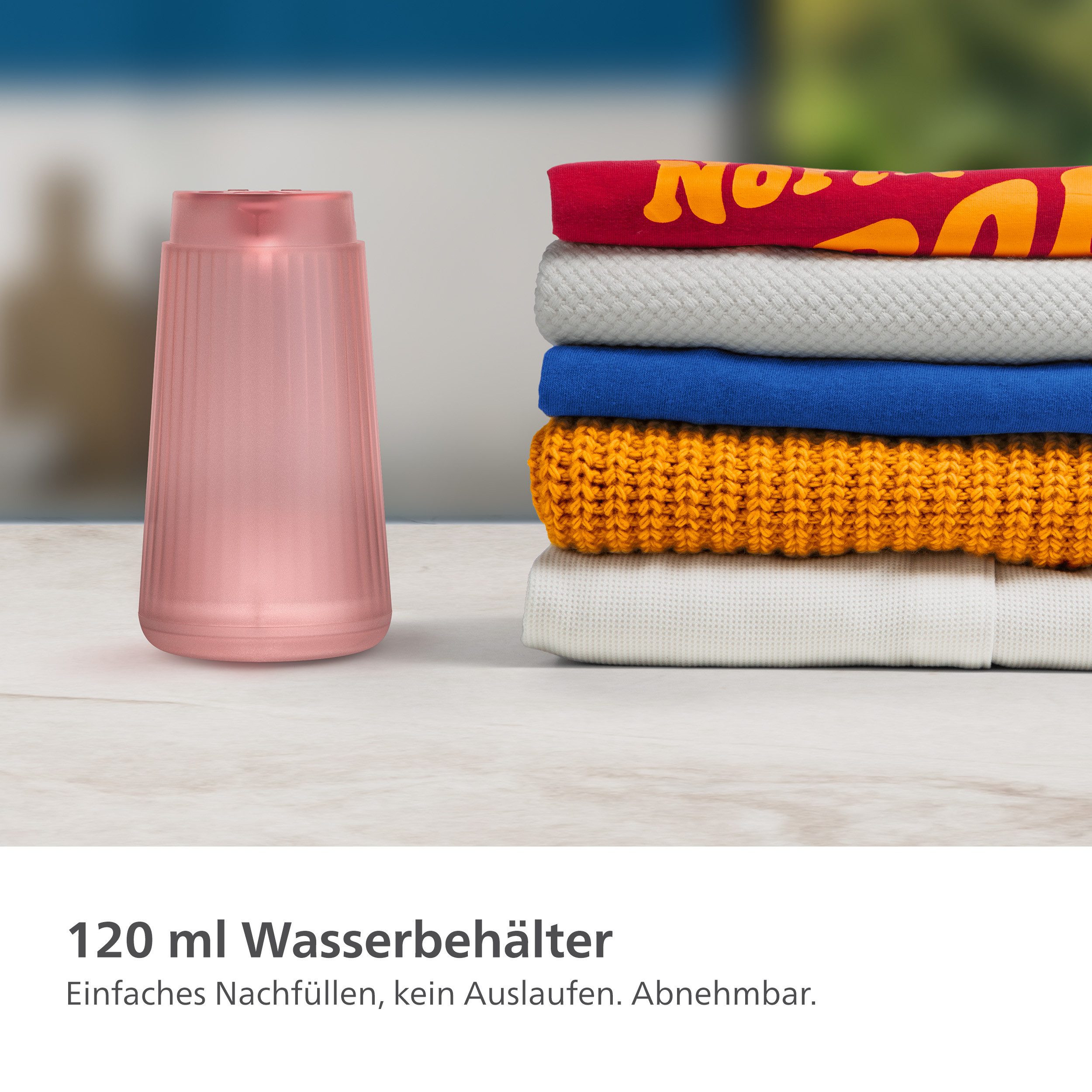 Philips Stoomborstel STH5020 "Styler", 120 ml afneembaar Waterreservoir, Metalen Plaat