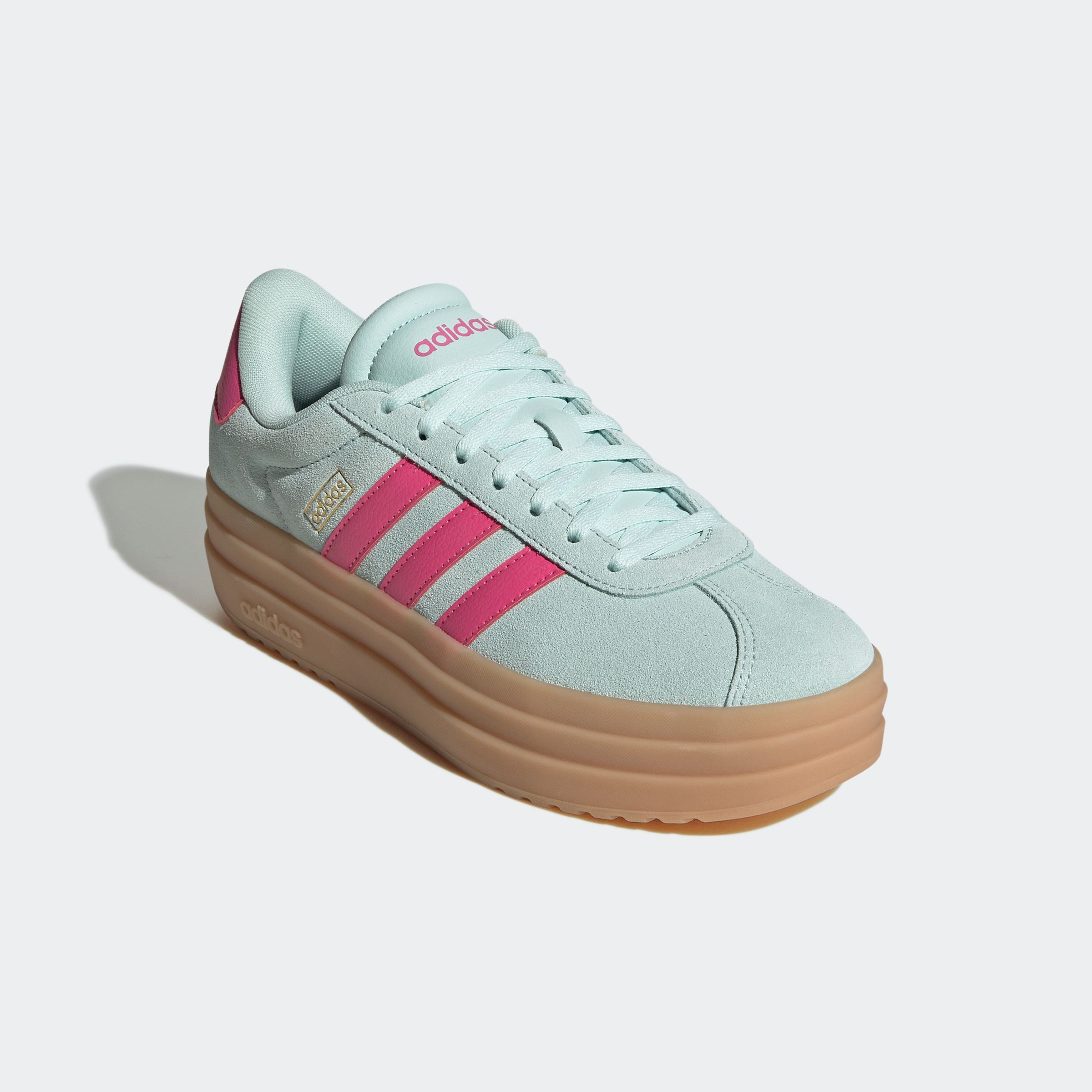 adidas Sportswear Sneakers VL COURT BOLD Design in de voetsporen van de adidas Gazelle Bold jongens lage sneakers maat 37 groen