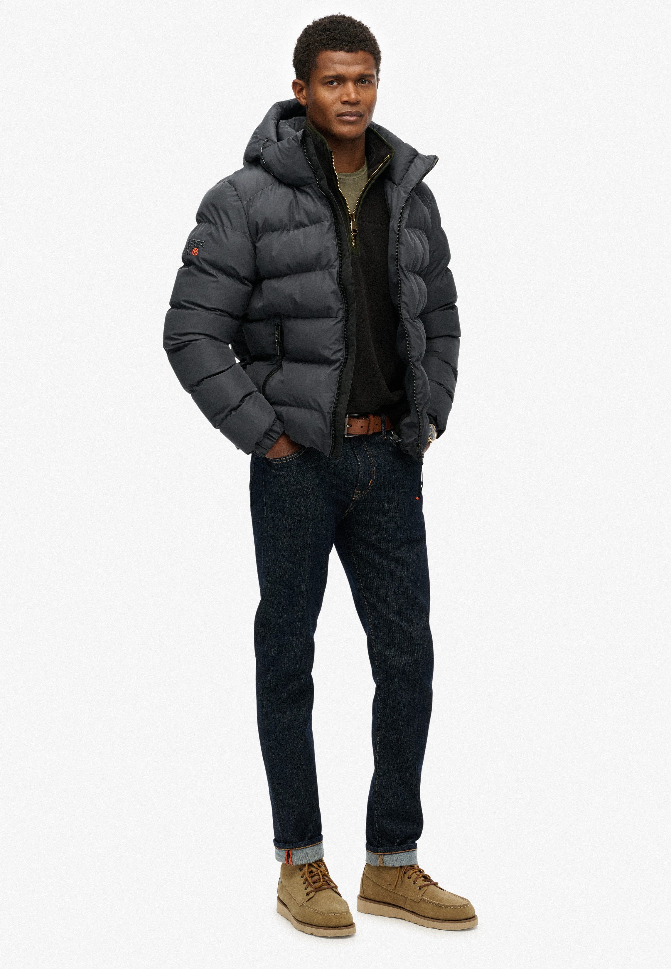 Superdry Gewatteerde jas HOODED SPORTS PUFFER JACKET