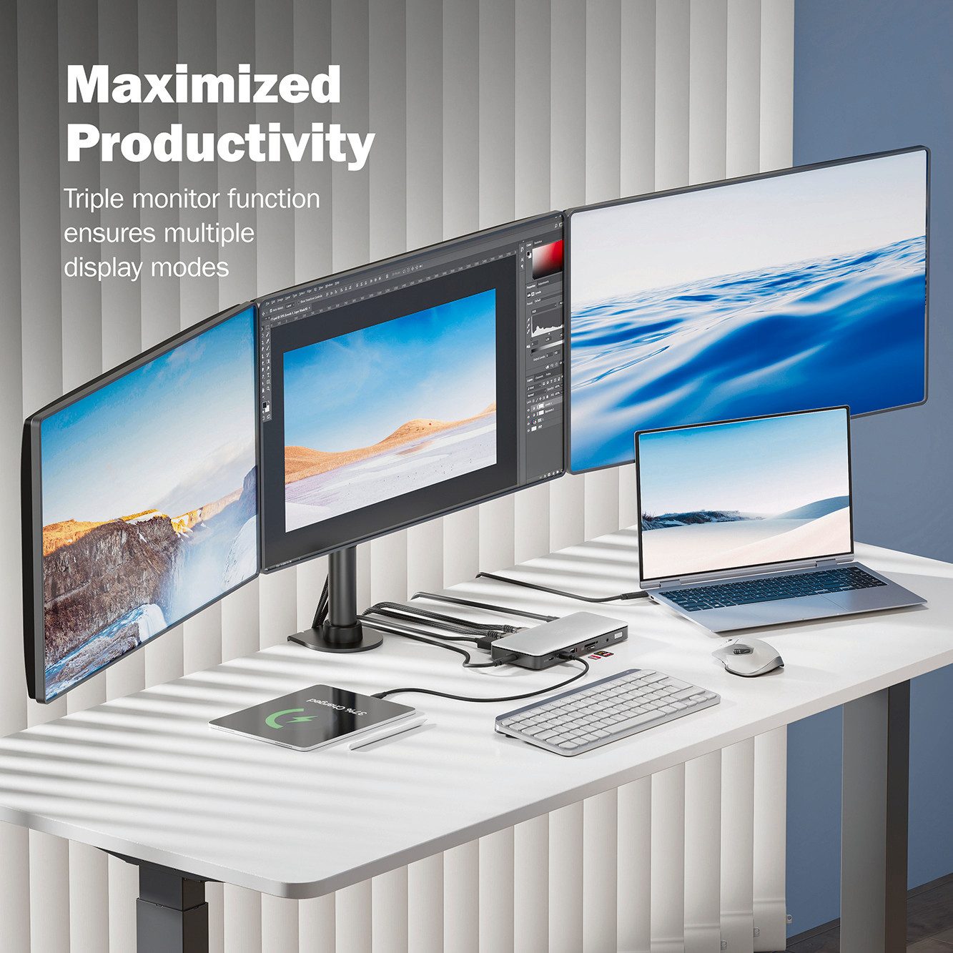 Digitus Laptop-dockingstation USB-C Docking Station, 11-Port, HDMI, USB, RJ45, SD