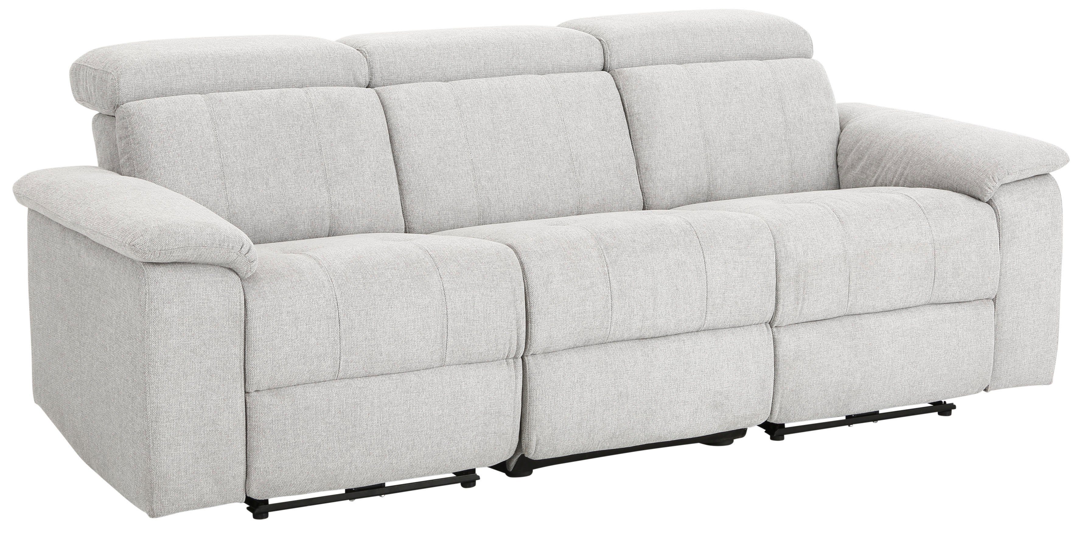Home affaire 3-zitsbank Binado met handmatige of elektrische relaxfunctie met usb-aansluiting