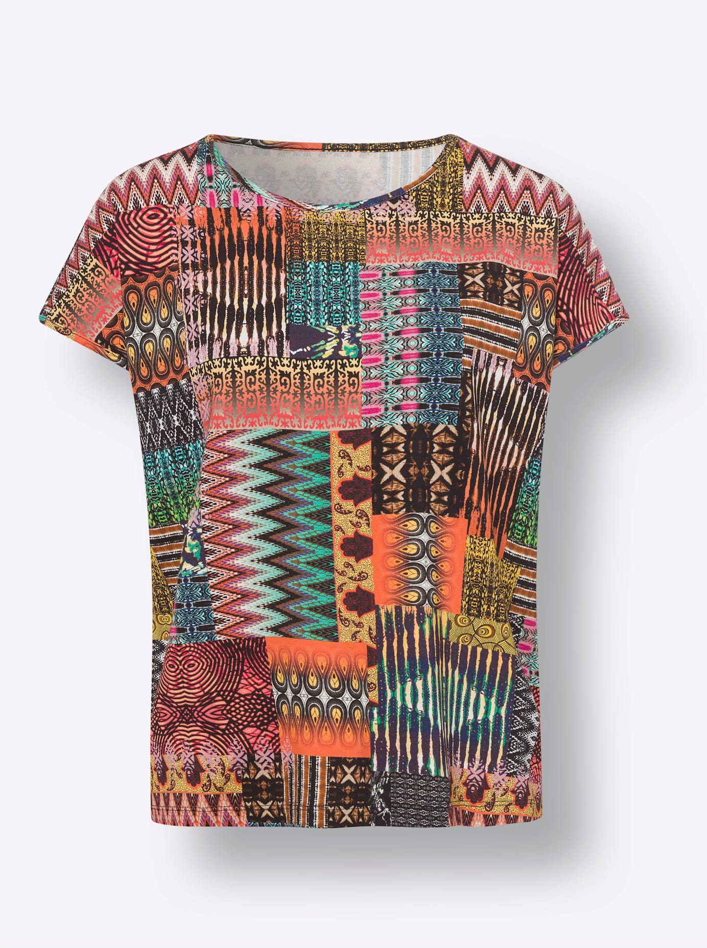 heine Shirt met korte mouwen Gedessineerd shirt (1-delig)