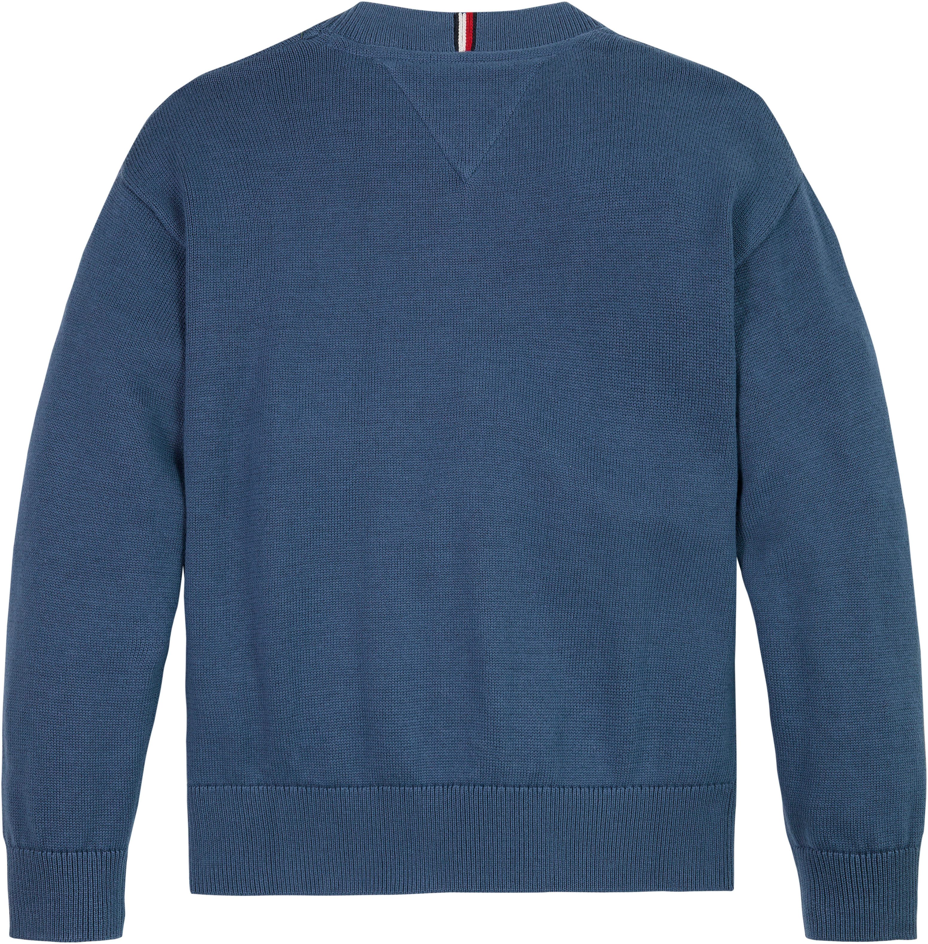 Tommy Hilfiger Gebreide trui ESSENTIAL SWEATER Kinderen tot 16 jaar met logostiksel