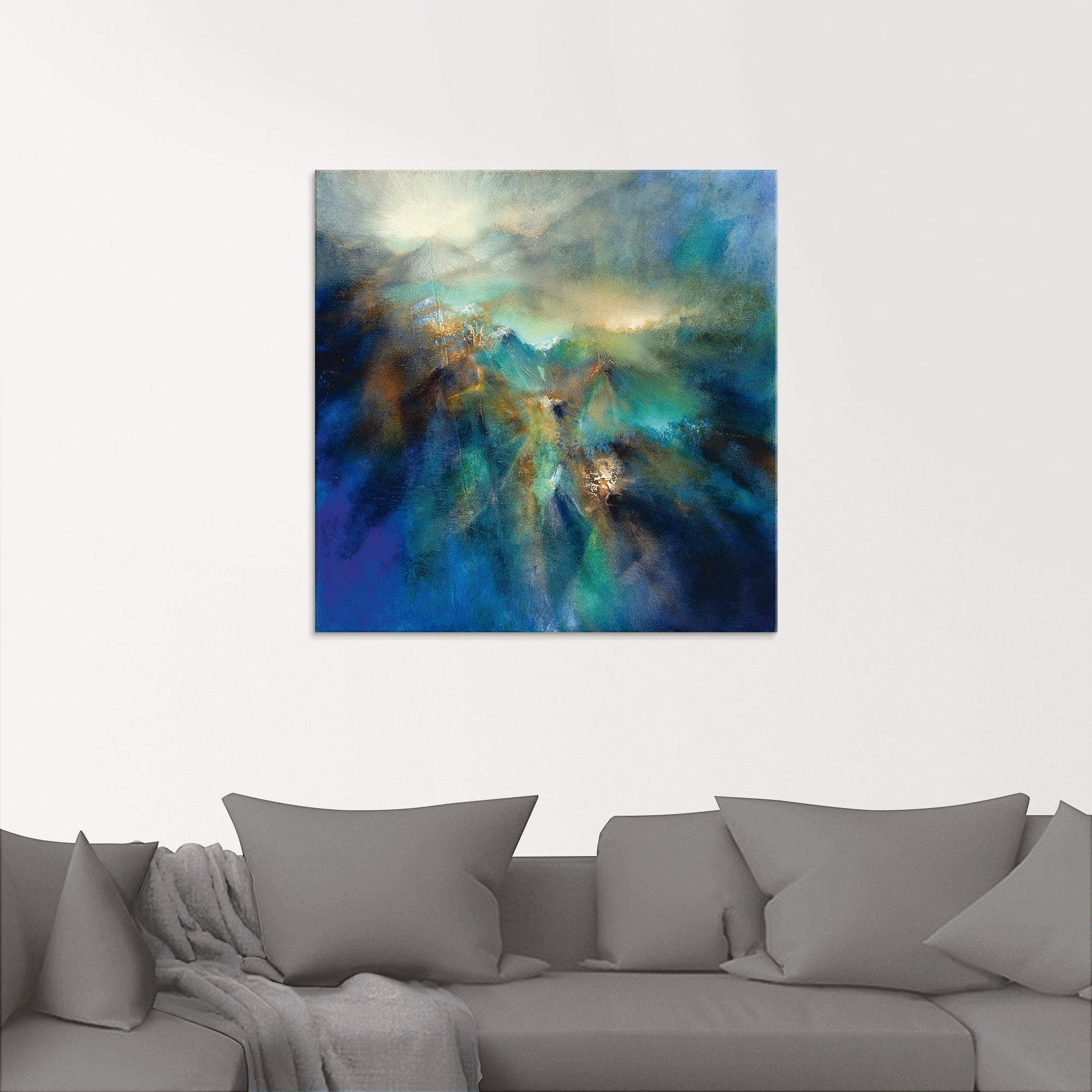Artland Print op glas Boven alle pieken in verschillende maten