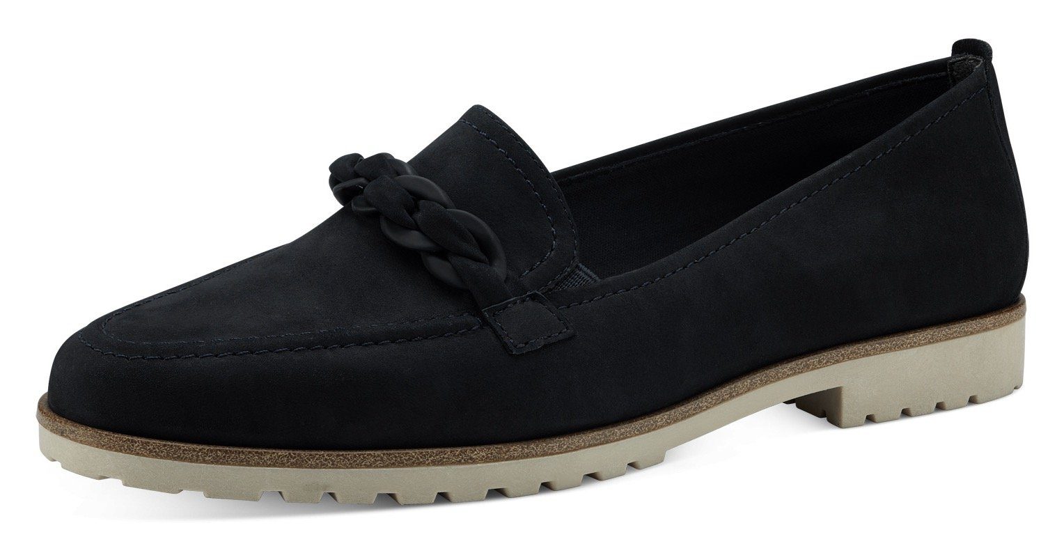 Tamaris Loafers Chunky slipper, plateau slipper met zijstretch-inzetten