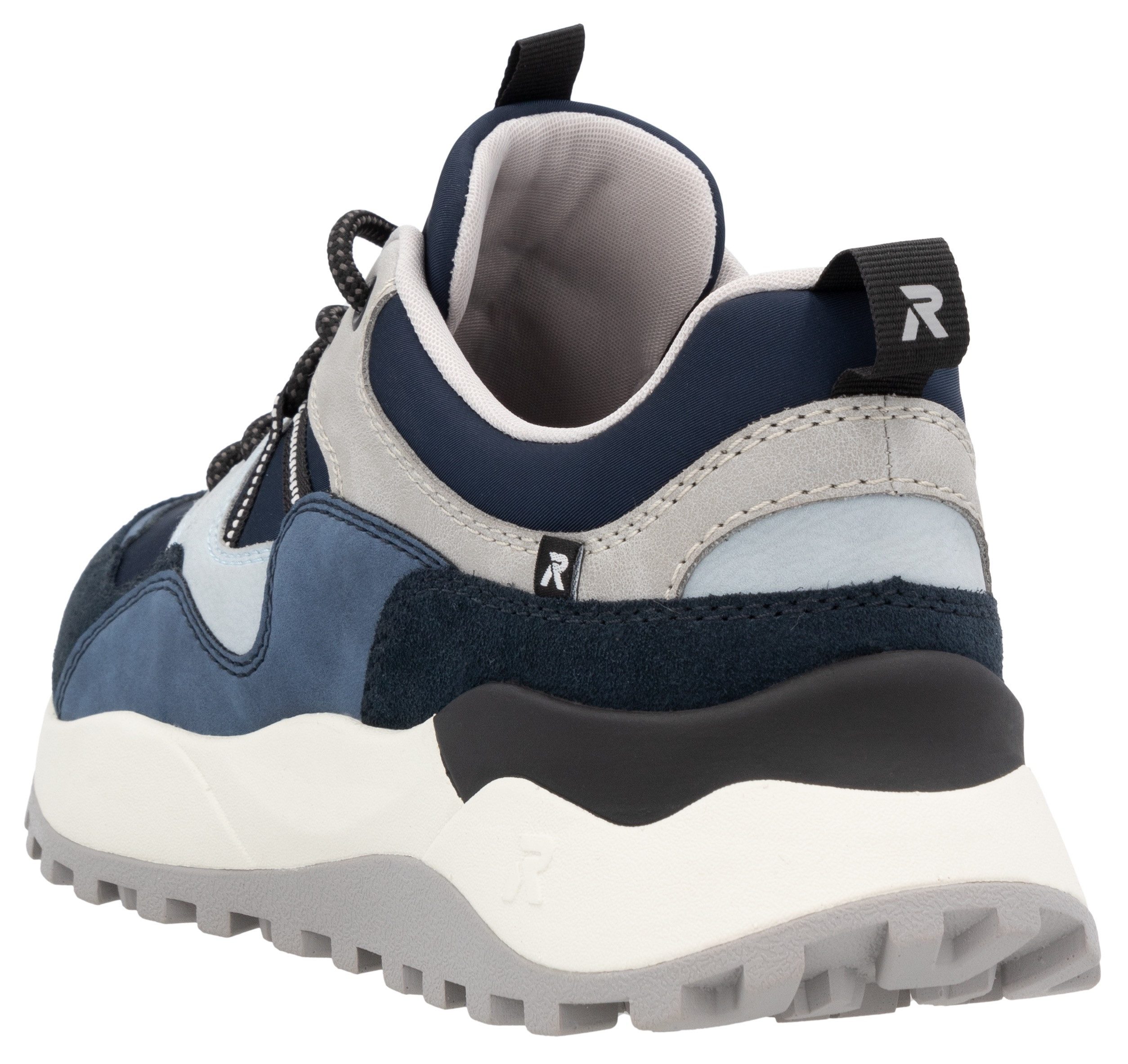 RIEKER Sport Slip-on sneakers Castello , lage schoen, vrijetijdsschoen, slip-in met uitneembare zachte inlegzool