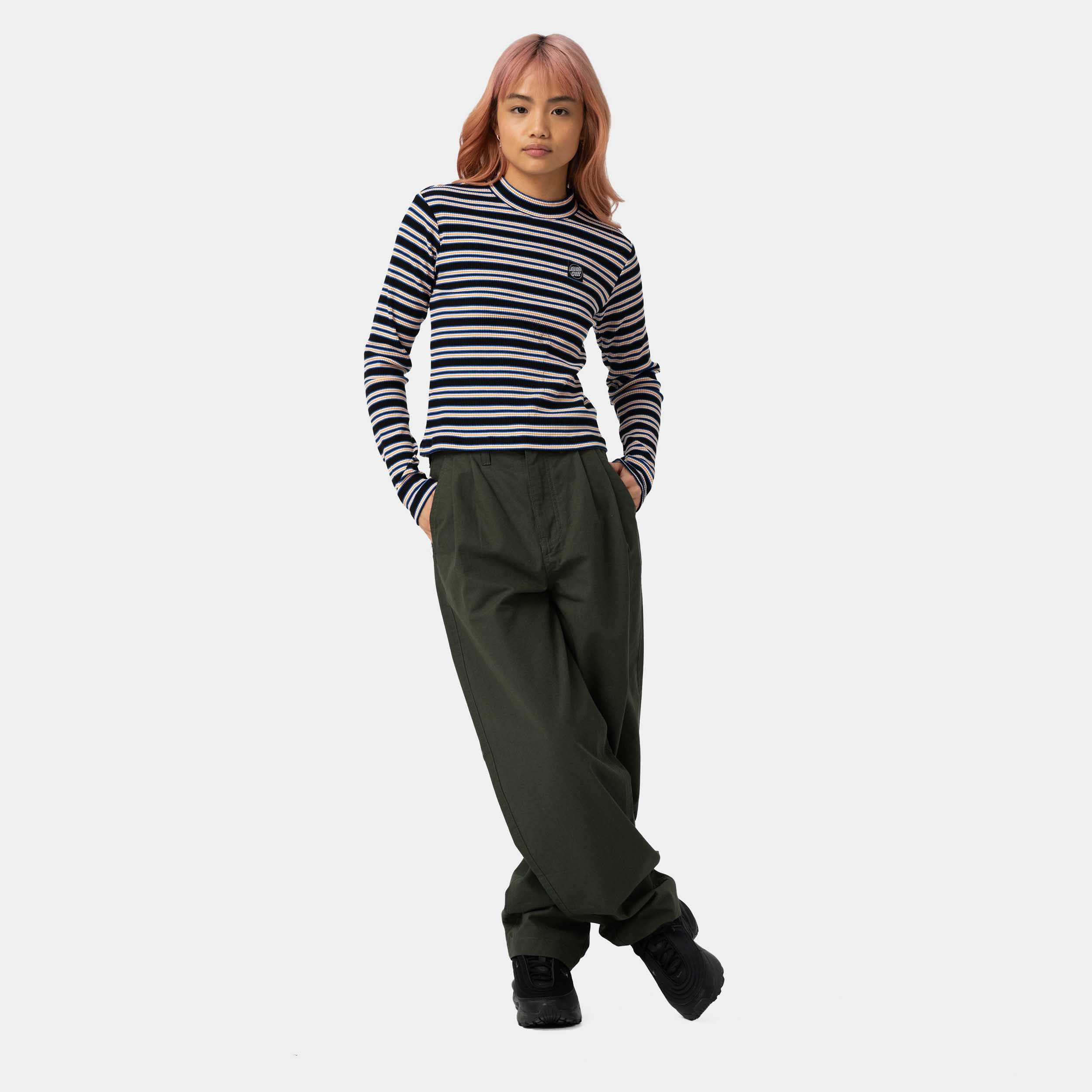 Santa Cruz Shirt met lange mouwen OPUS DOT MOCK NECK LS TOP (1-delig)