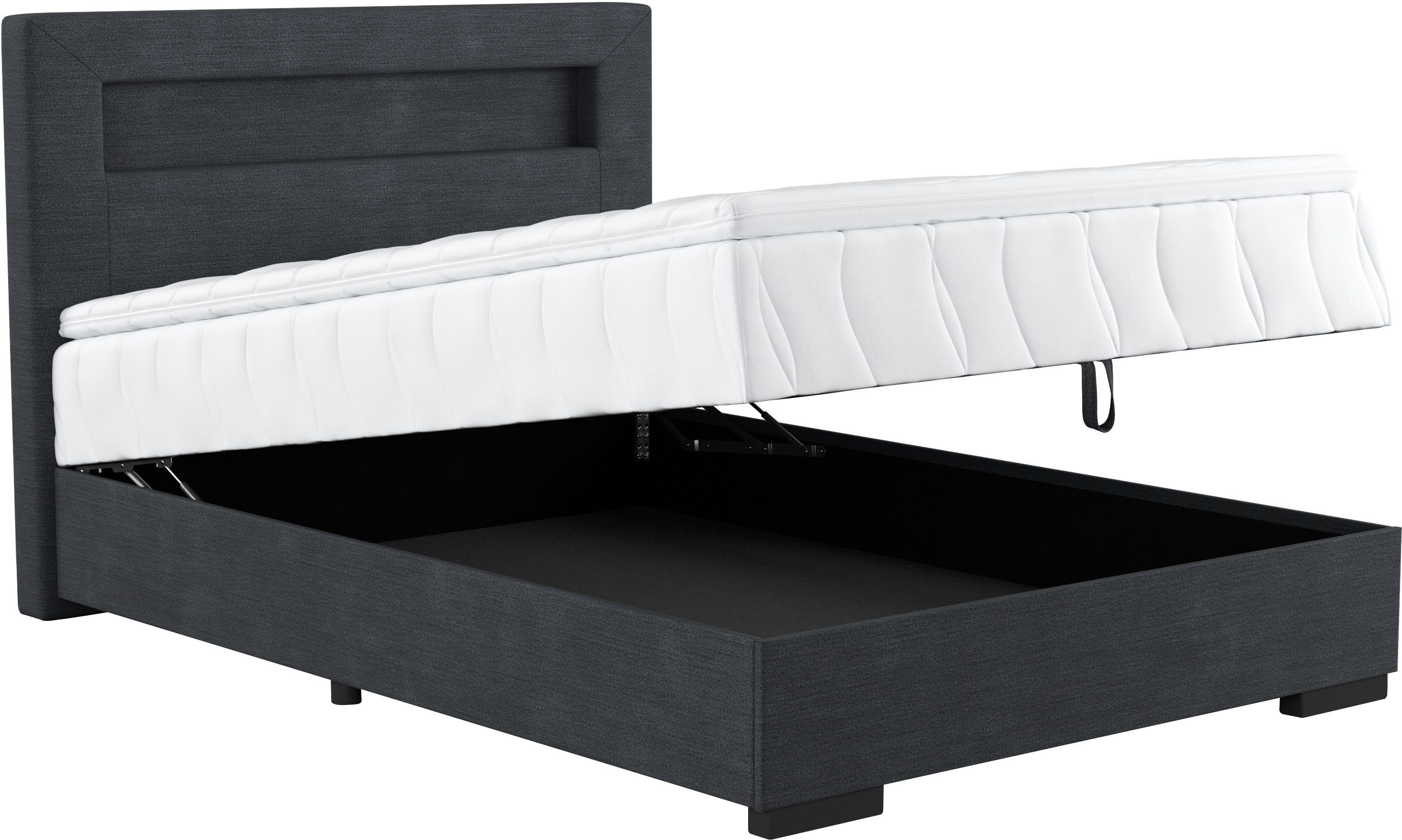 COTTA Boxspring Kelly uitgerust met led-licht, incl. bedlade