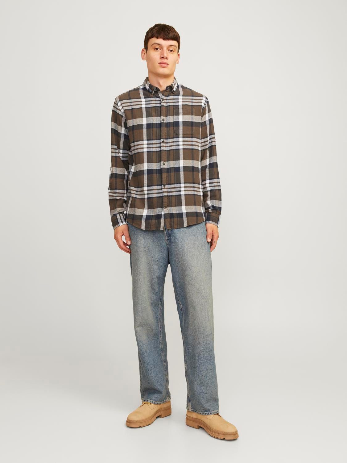 Jack & Jones Geruit overhemd JJECLASSIC AUTUMN CHECK SHIRT LS SN