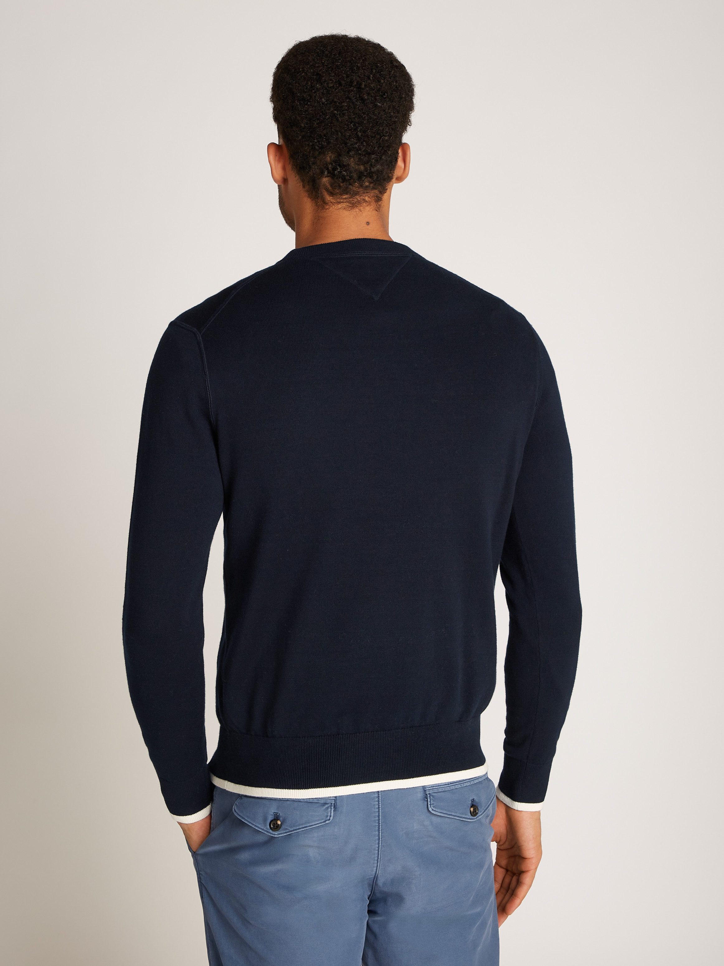 Tommy Hilfiger Trui met ronde hals GRAPHIC COTTON CREW