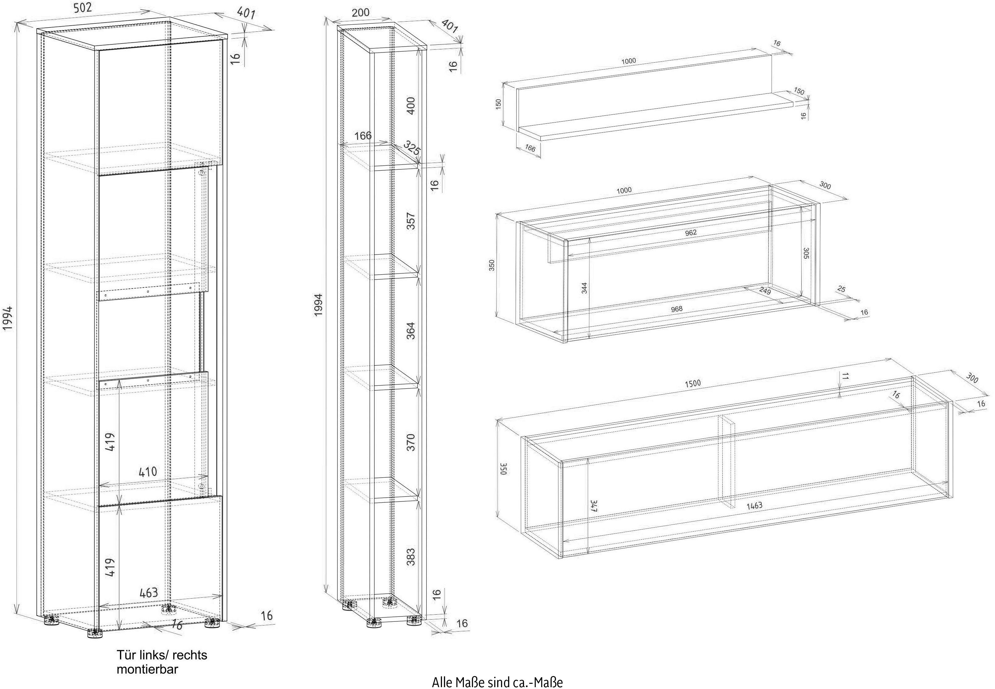 INOSIGN Set kantoormeubelen City/Giron (set, 5-delig)