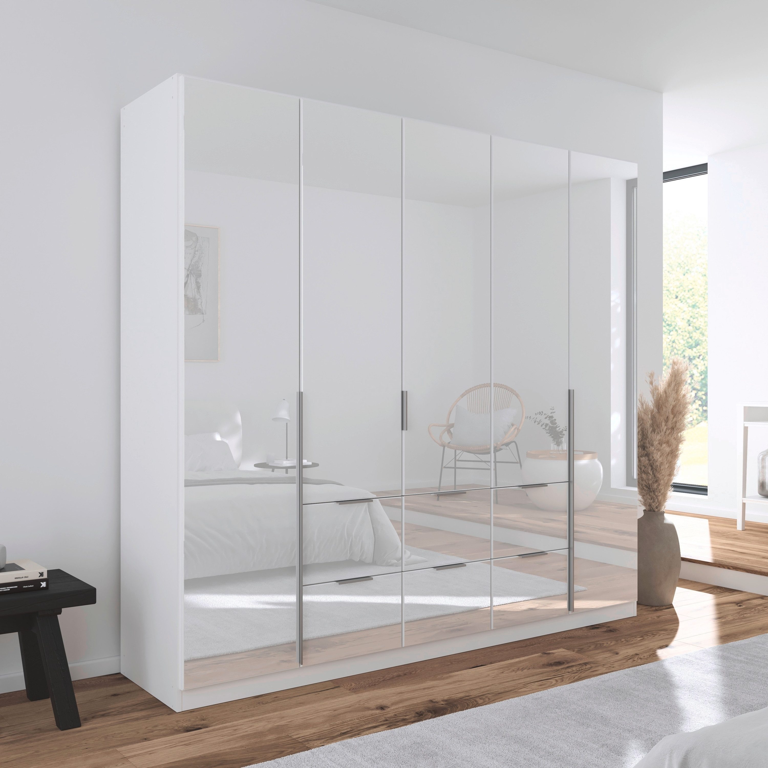 rauch Draaideurkast Kledingkasten kast garderobe AGORDO met glazen front
