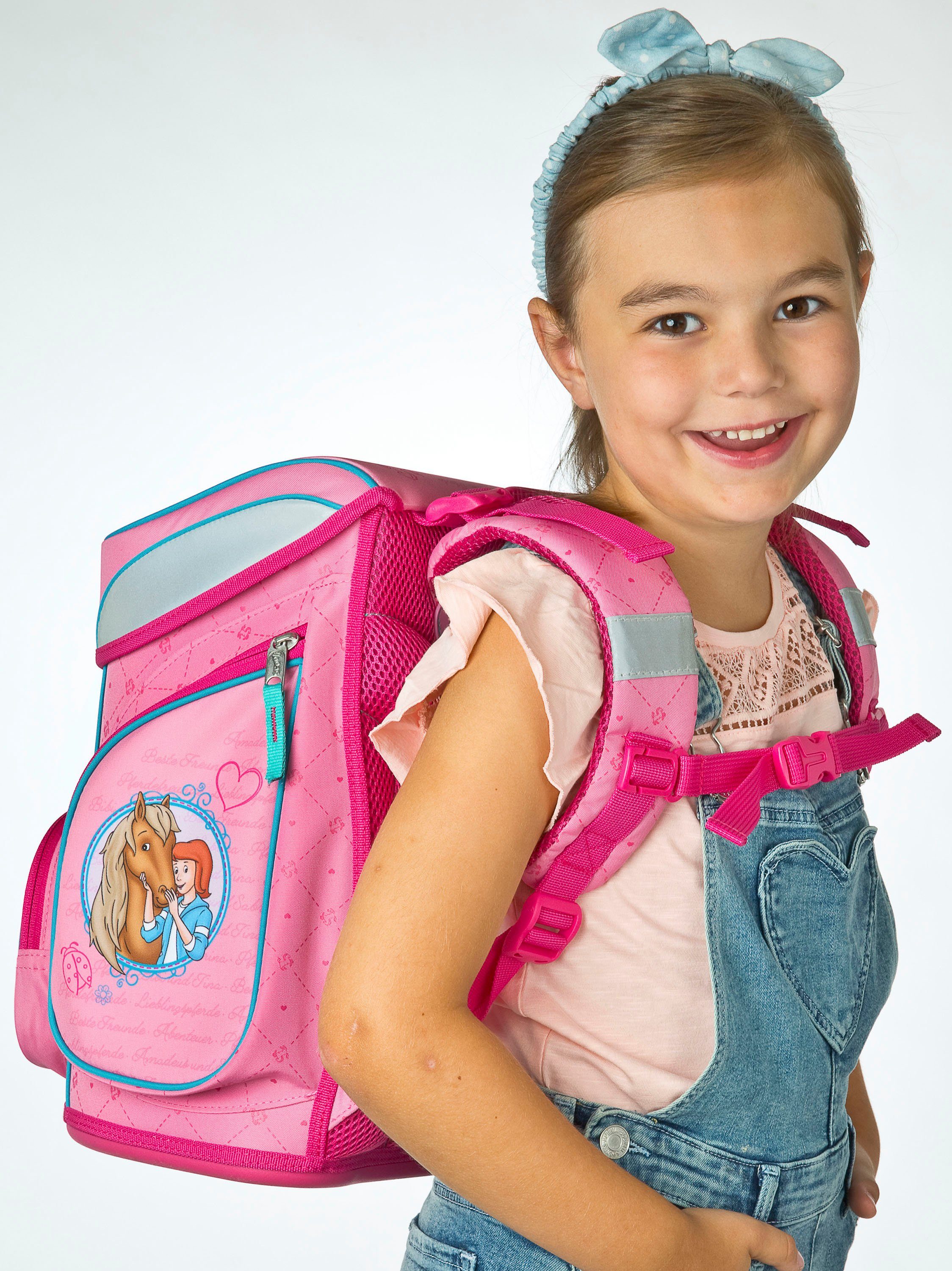 Scooli Schooltas EasyFit, Bibi & Tina (set, 5-delig)