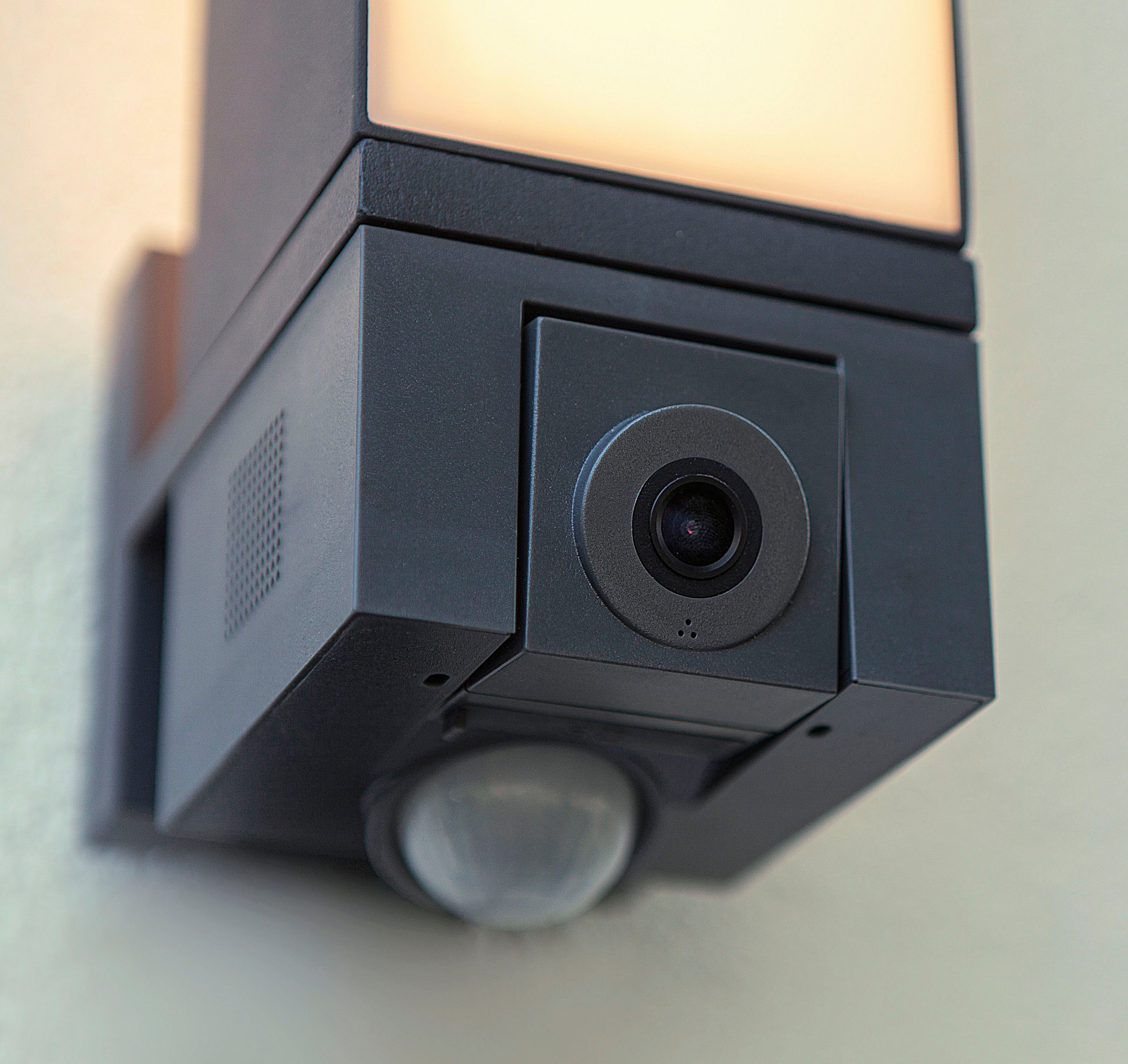 LUTEC Slimme ledlamp Cuba Smart-Home camera lamp (1 stuk)