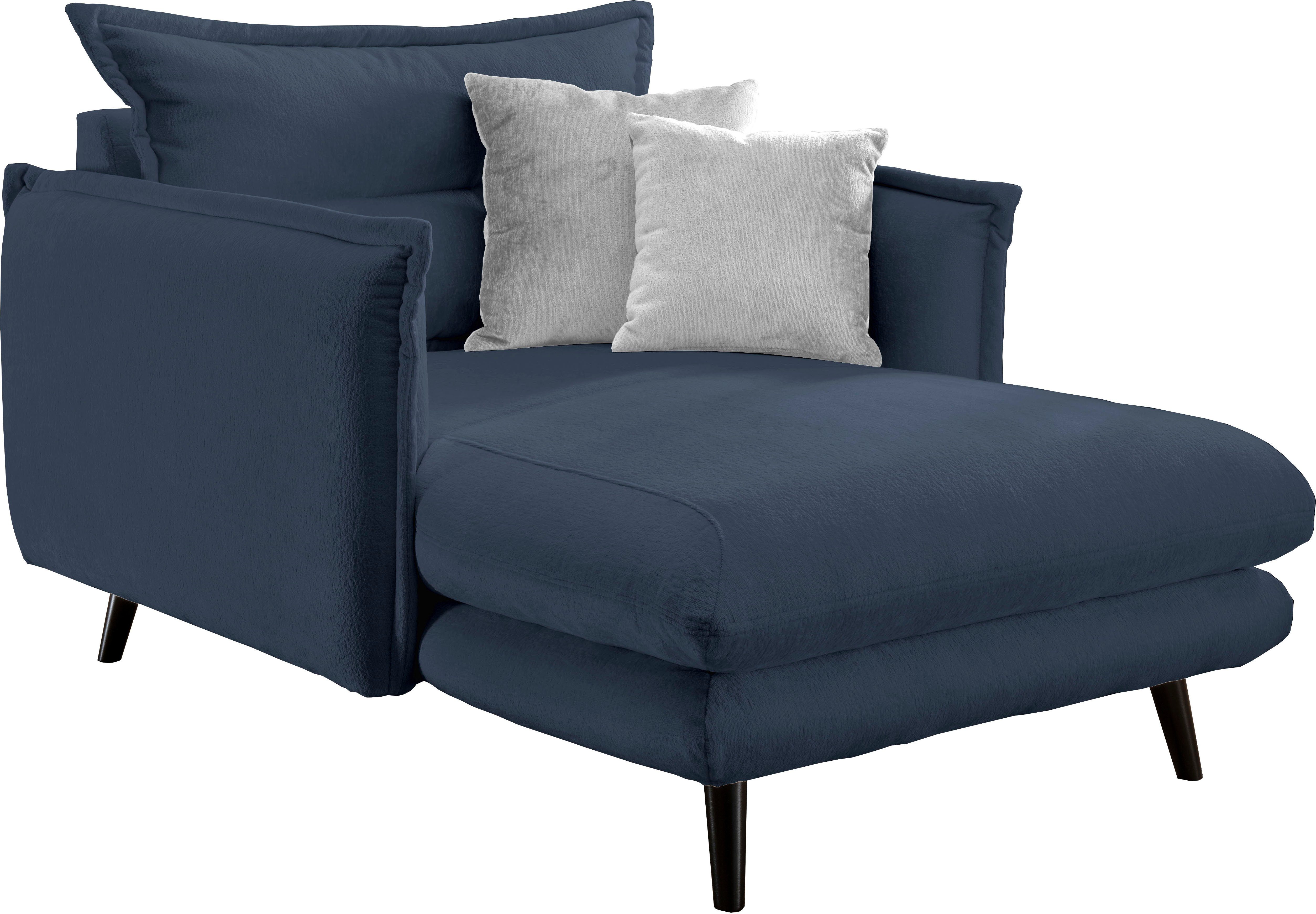 INOSIGN Loveseat LAZIO moderne fauteuil met een comfortabele bekleding, 2 stuks decoratieve sierkussens