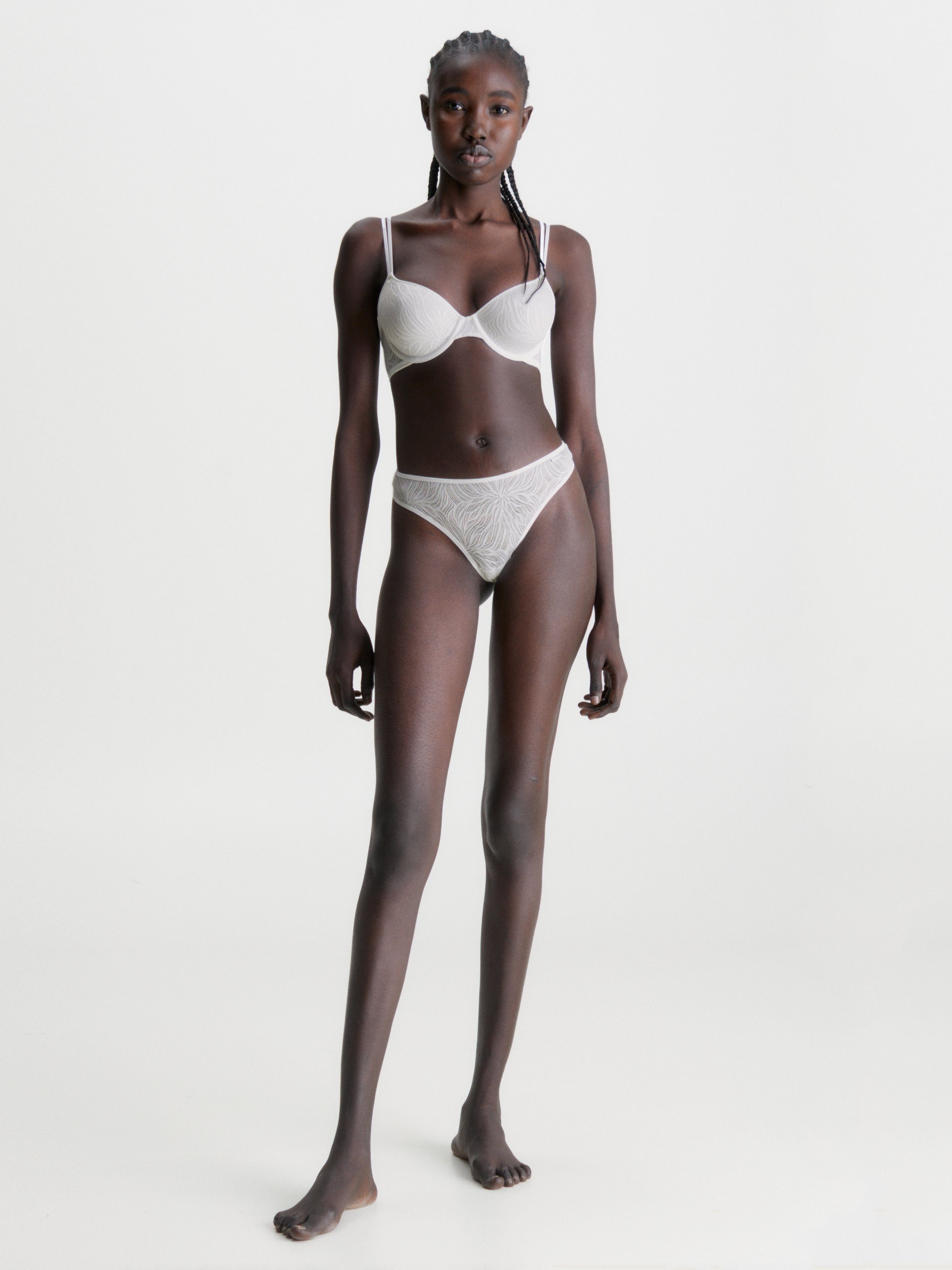 Calvin Klein T-string THONG van hoogwaardige kant