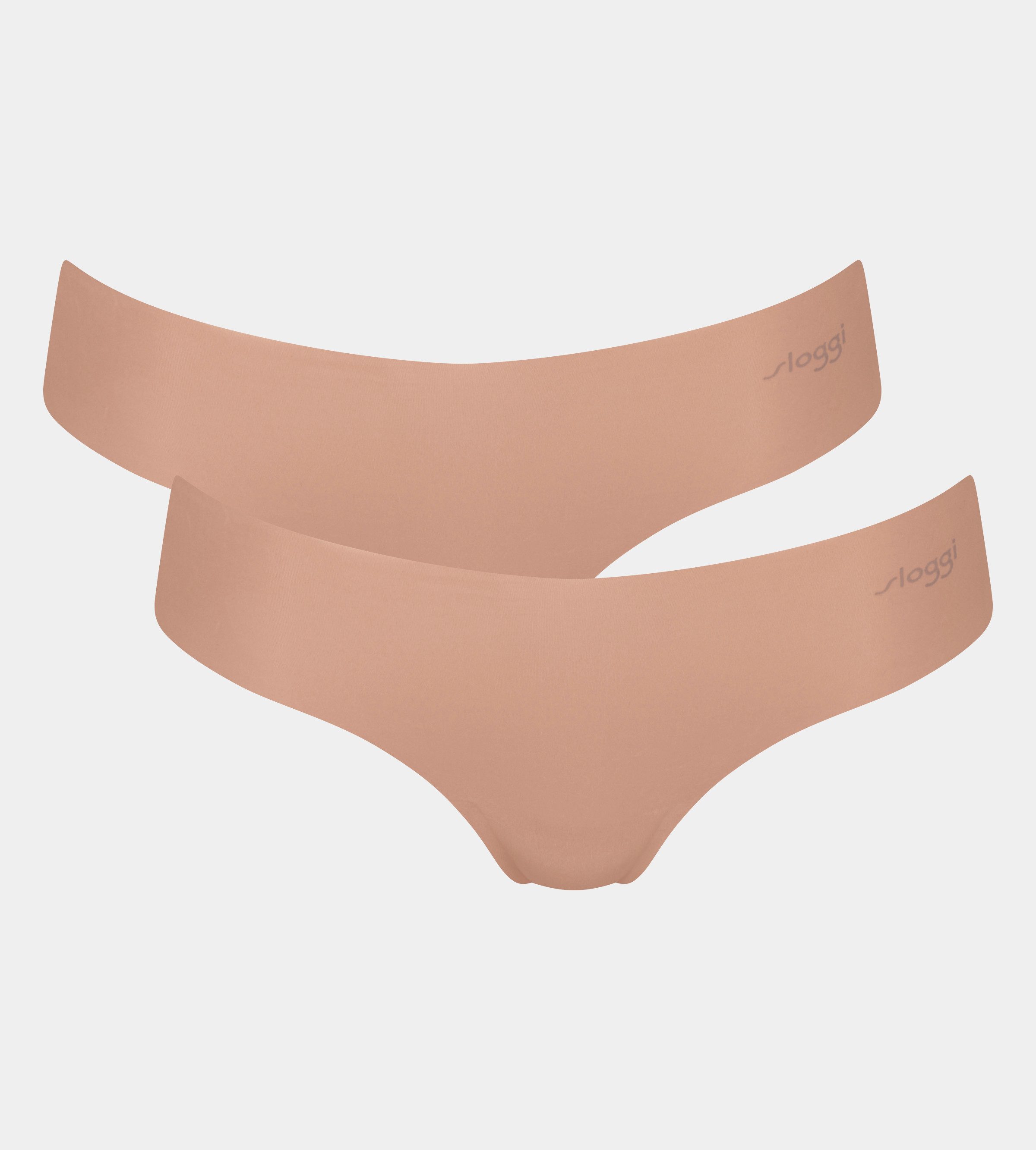 Sloggi Slip ZERO Microfibre 2.0 Hipstring 2P (Set van 2) dames slips maat XL bruin