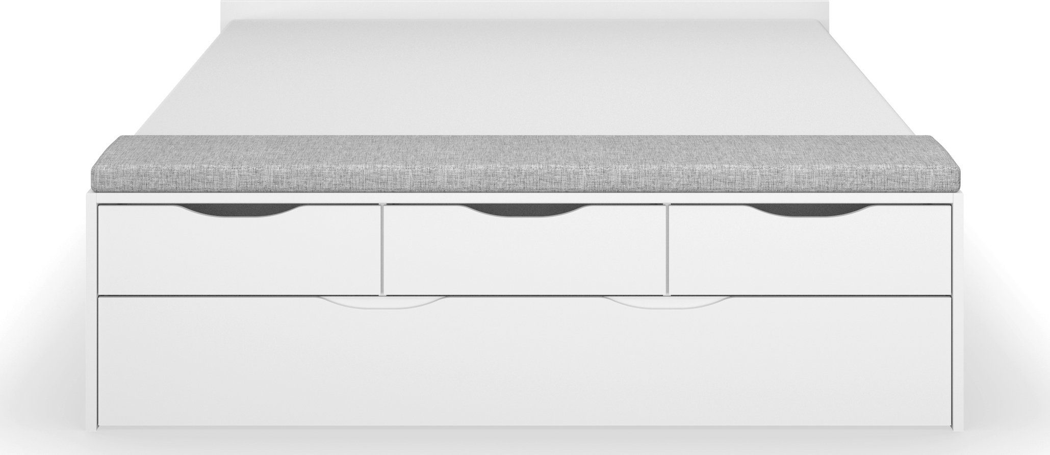 rauch Bed Scala XL inclusief bedbank met bekleding, xl-lade en verdere laden