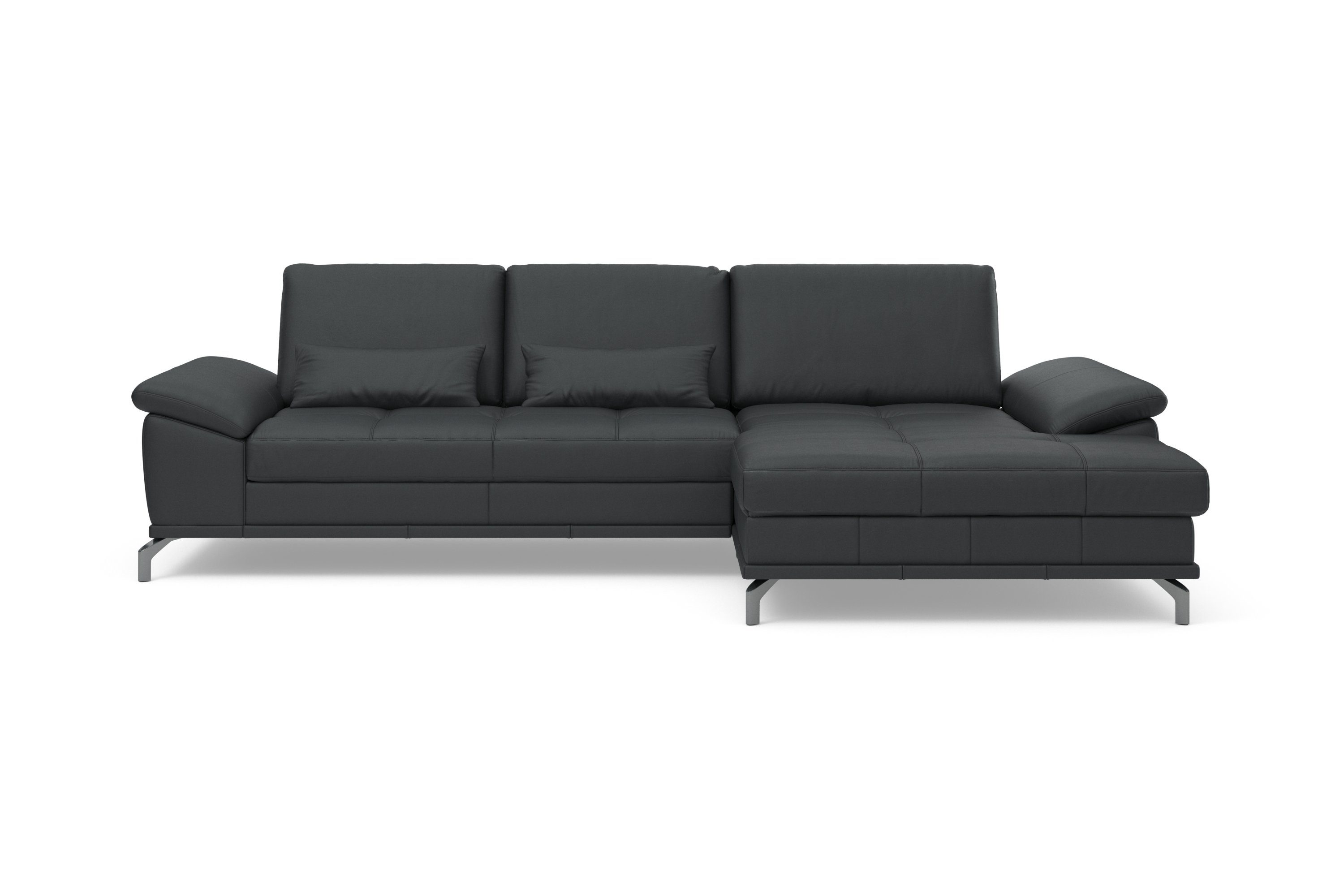 Places of Style Hoekbank Costello L-vorm, met zitdiepteverstelling, armleuningverstelling en