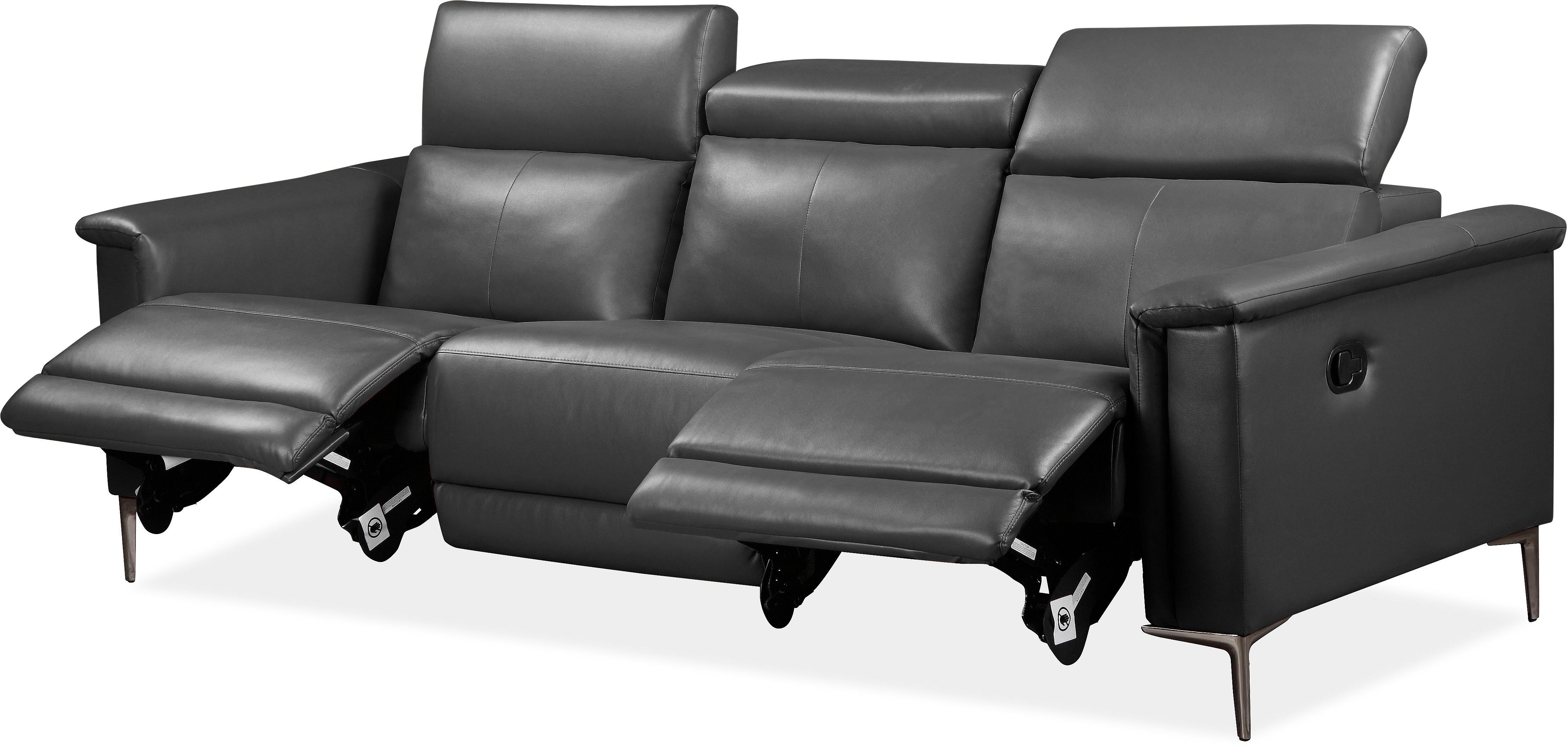 Places of Style 3-zitsbank Lund, met handmatige en elektrische relaxfunctie