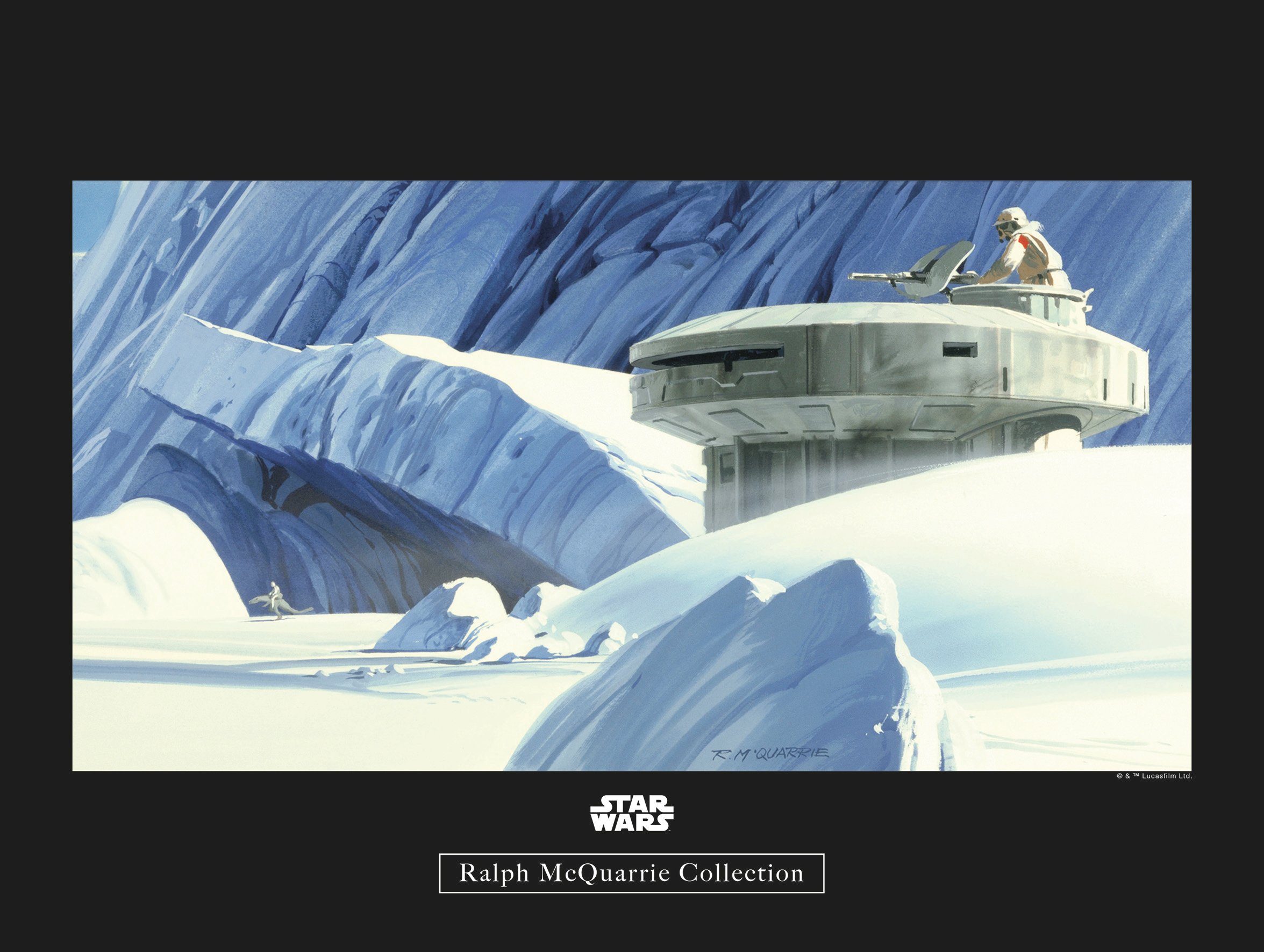 Komar wanddecoratie Star Wars Classic RMQ Hoth Echo Base, zonder lijst