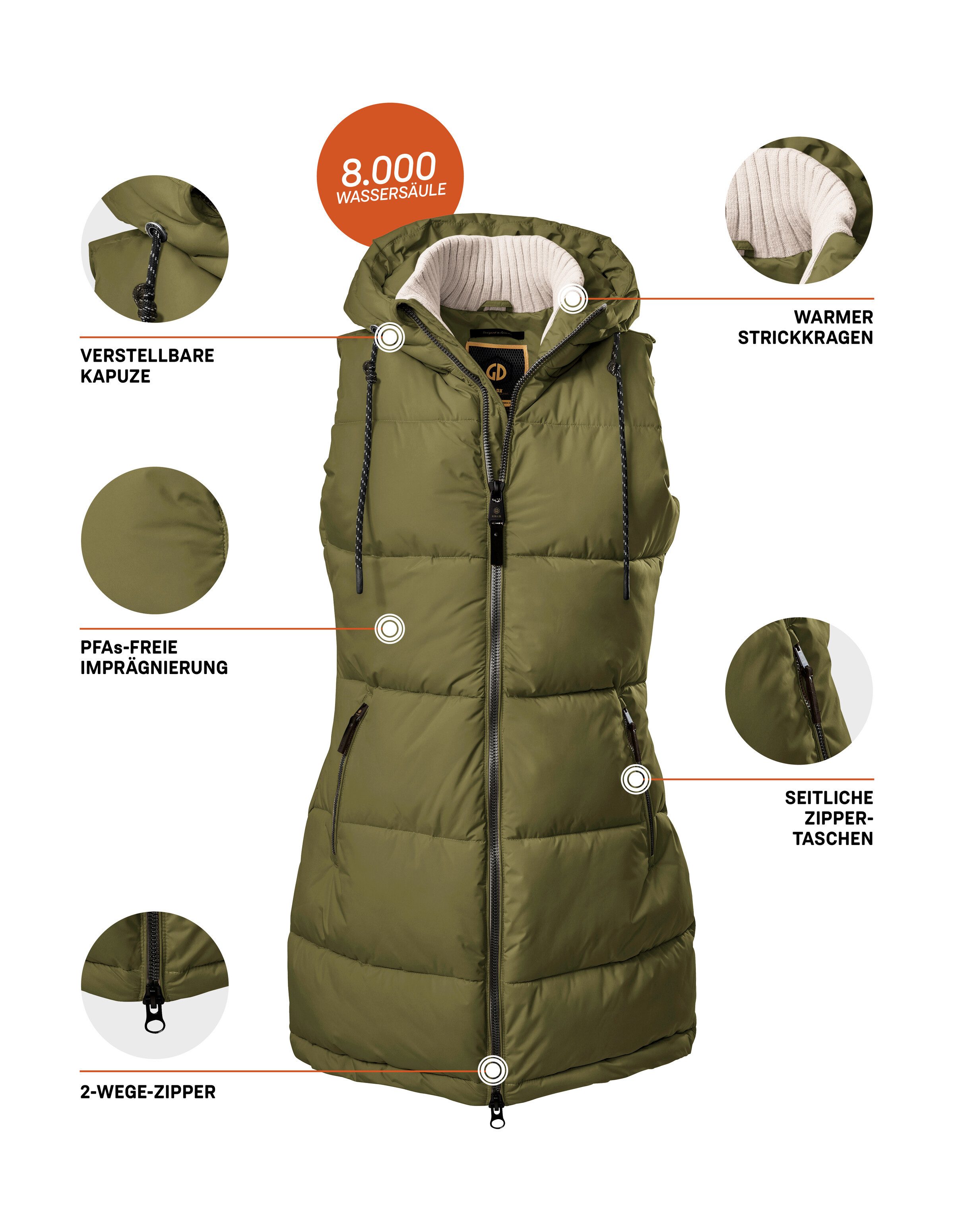 G.I.G.A. DX by killtec Bodywarmer GW 30 WMN QLTD VST