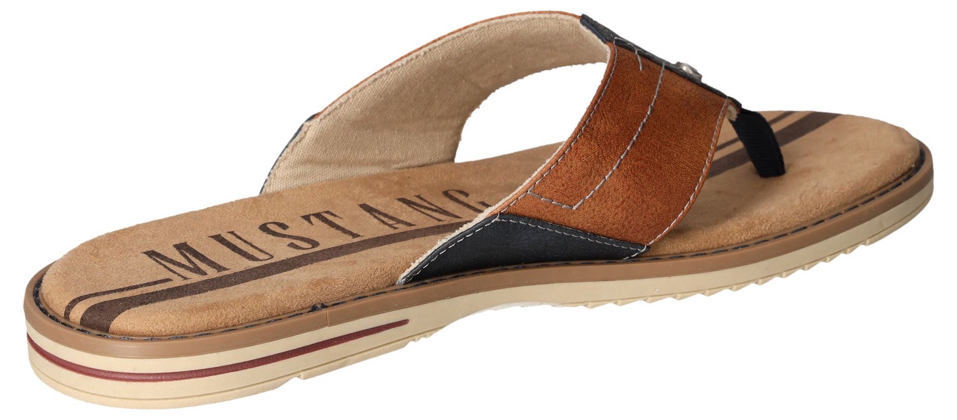 Mustang Shoes Teenslippers , zomerschoen, slippers, poolslides, badschoen, stijlvolle kleurcombinatie